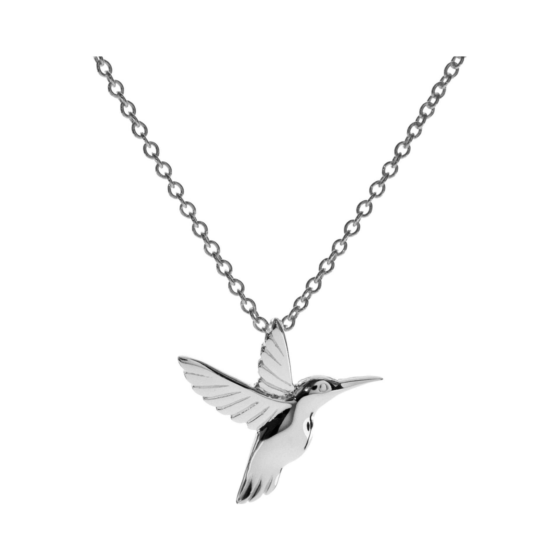 Cora flying hummingbird necklace