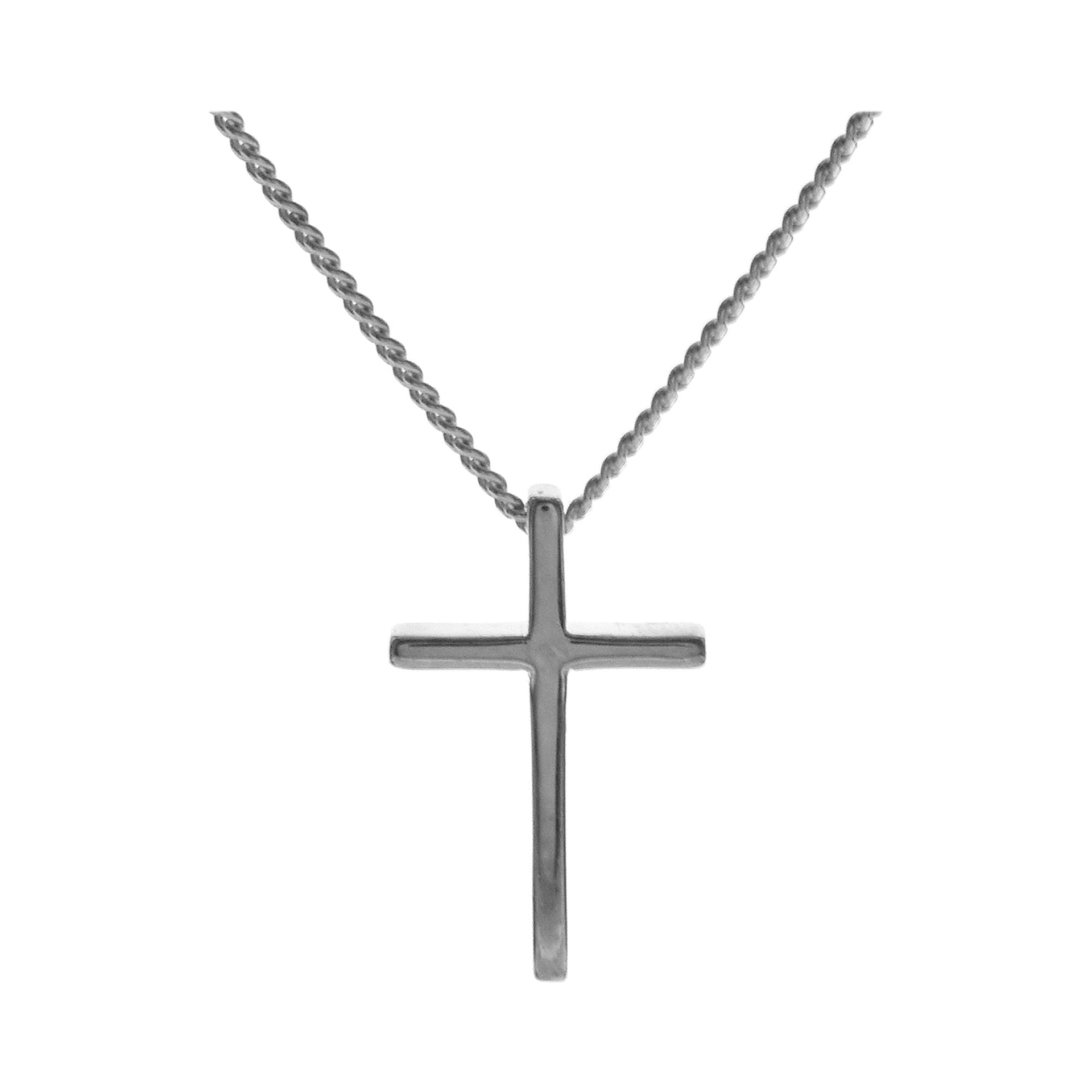 Bria fine cross necklace