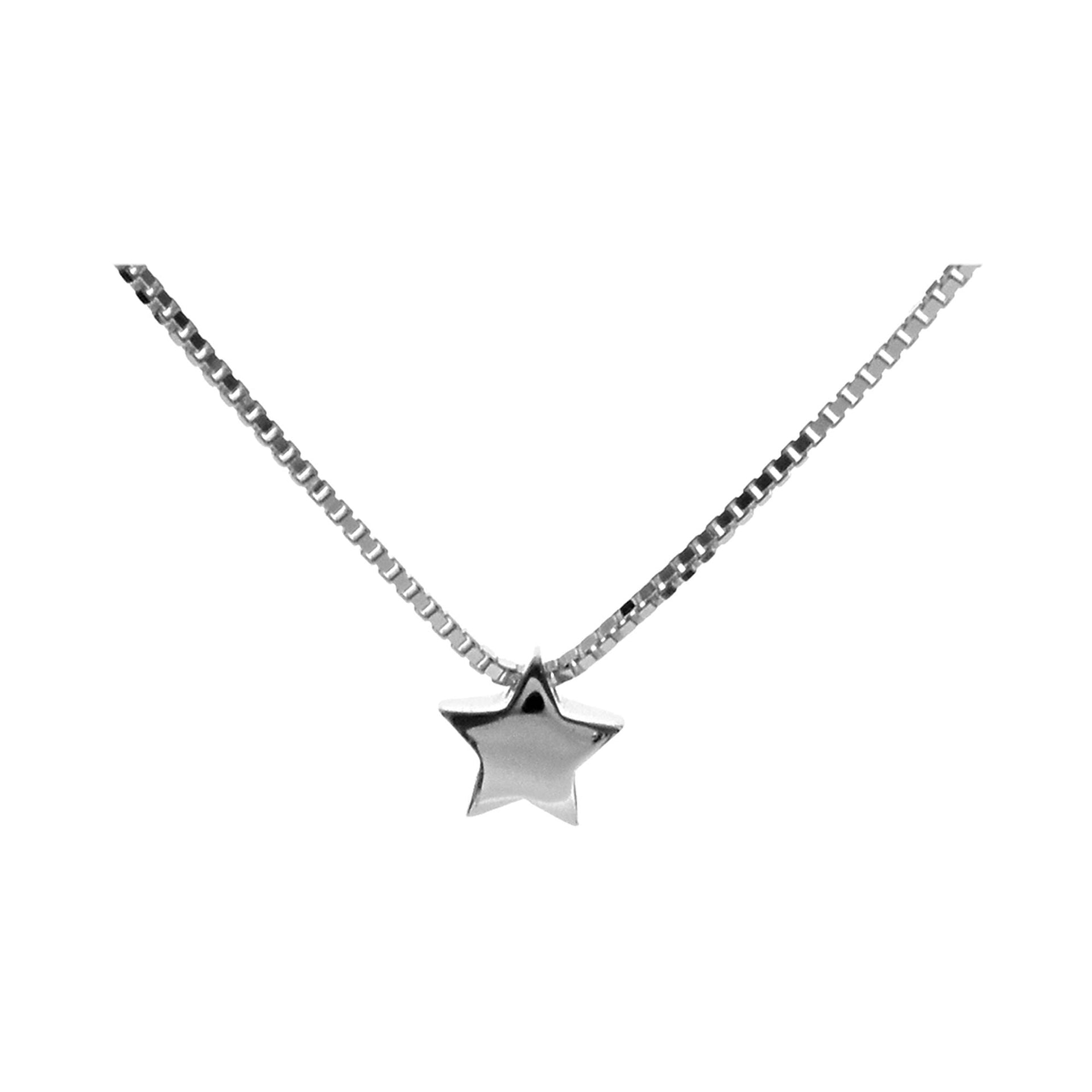 Matilda delicate inline star necklace