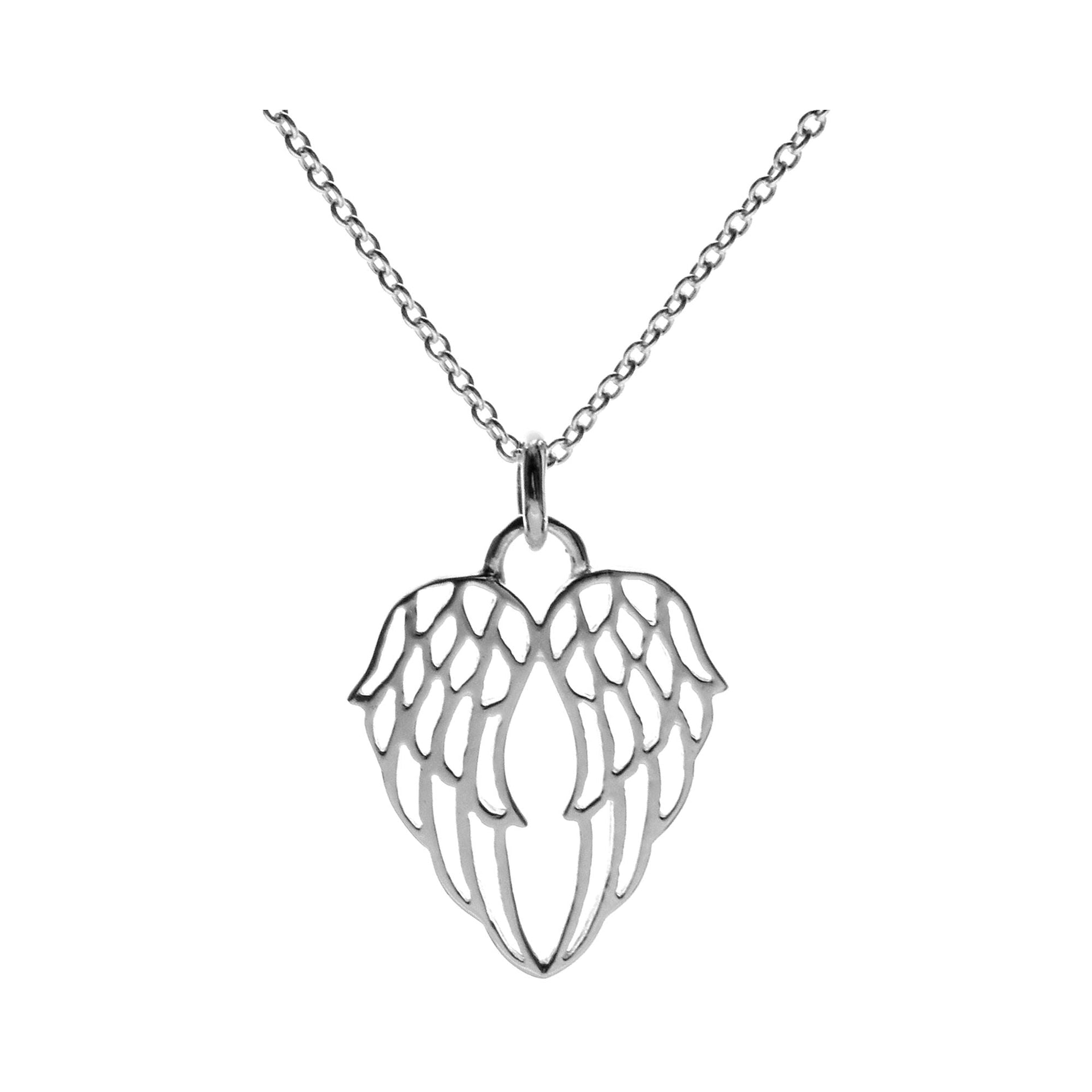 Zora cut out angel wings necklace