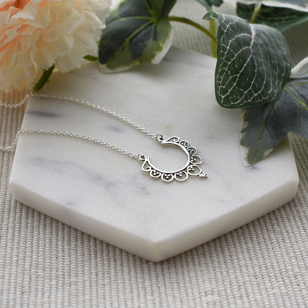 Catalina vintage boho style detailed necklace