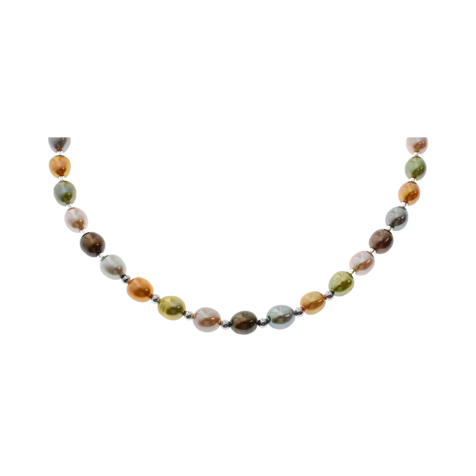 Elsie autumn colours pearl necklace