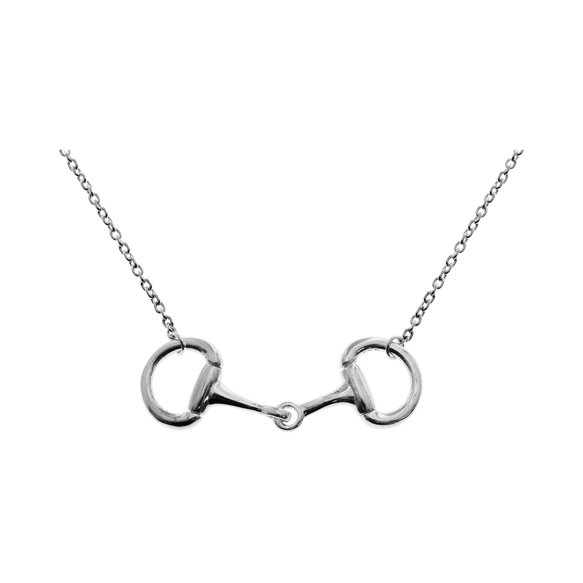 Cavelli eggbutt snaffle necklace