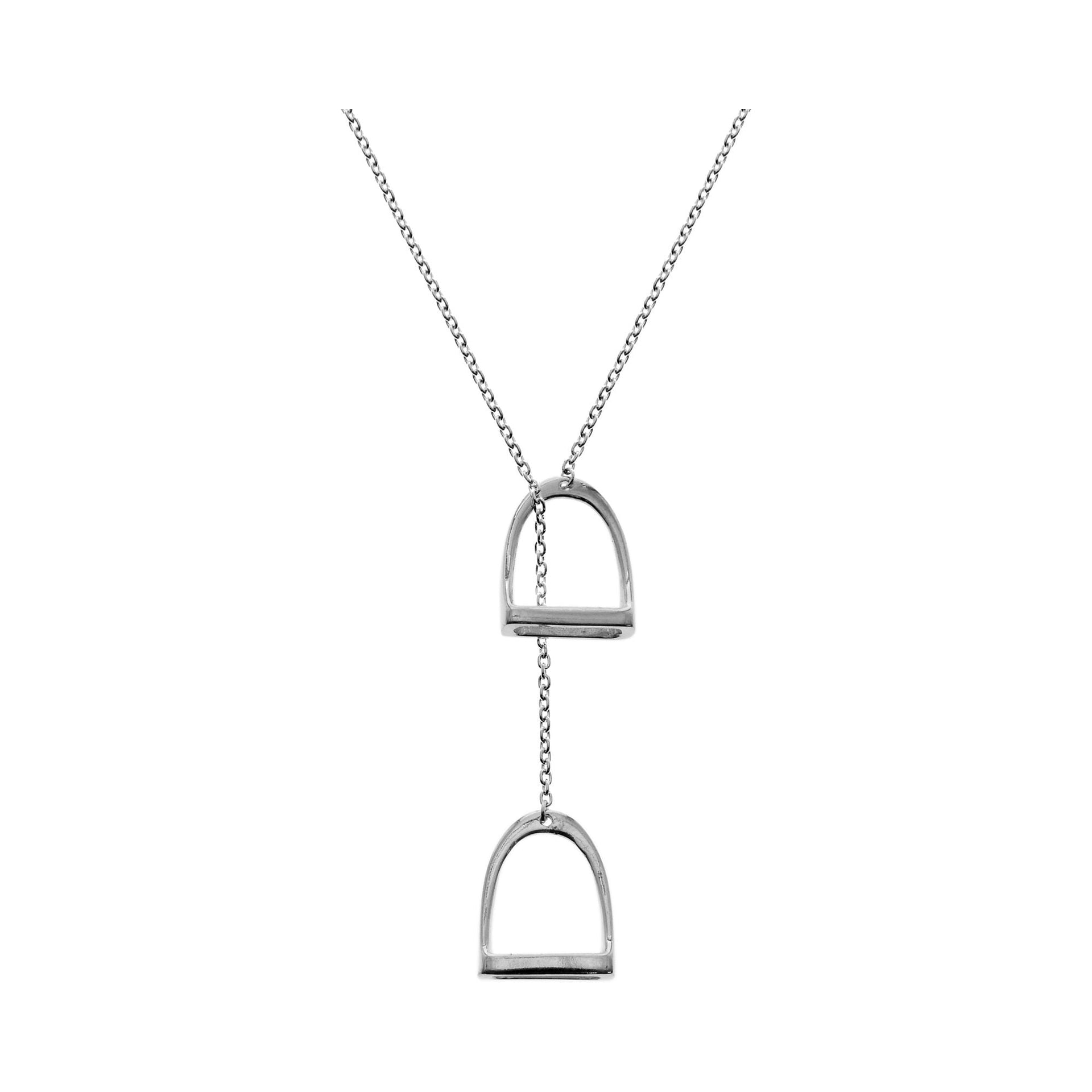 Cavelli large loop through stirrup necklace