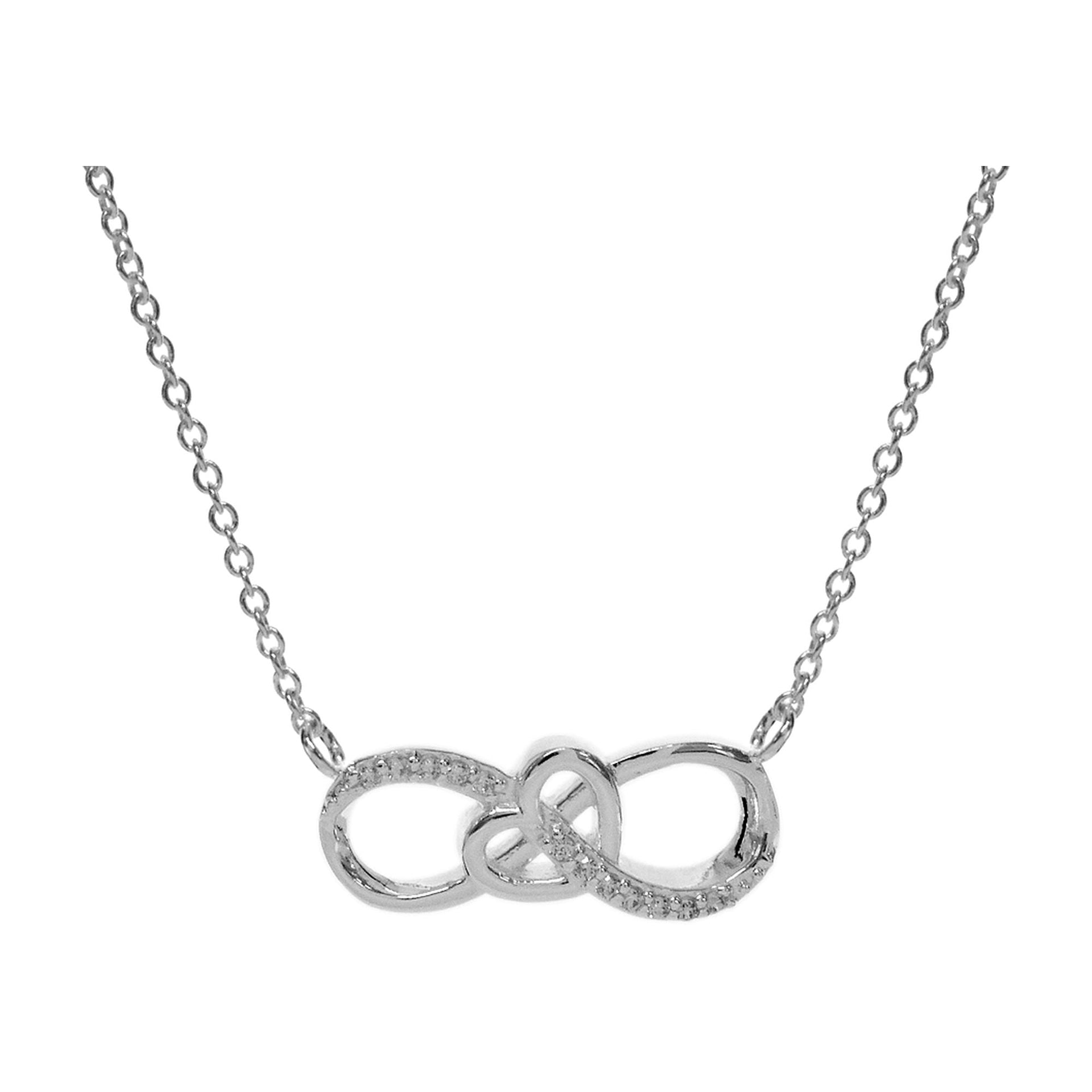 Davina infinity heart necklet