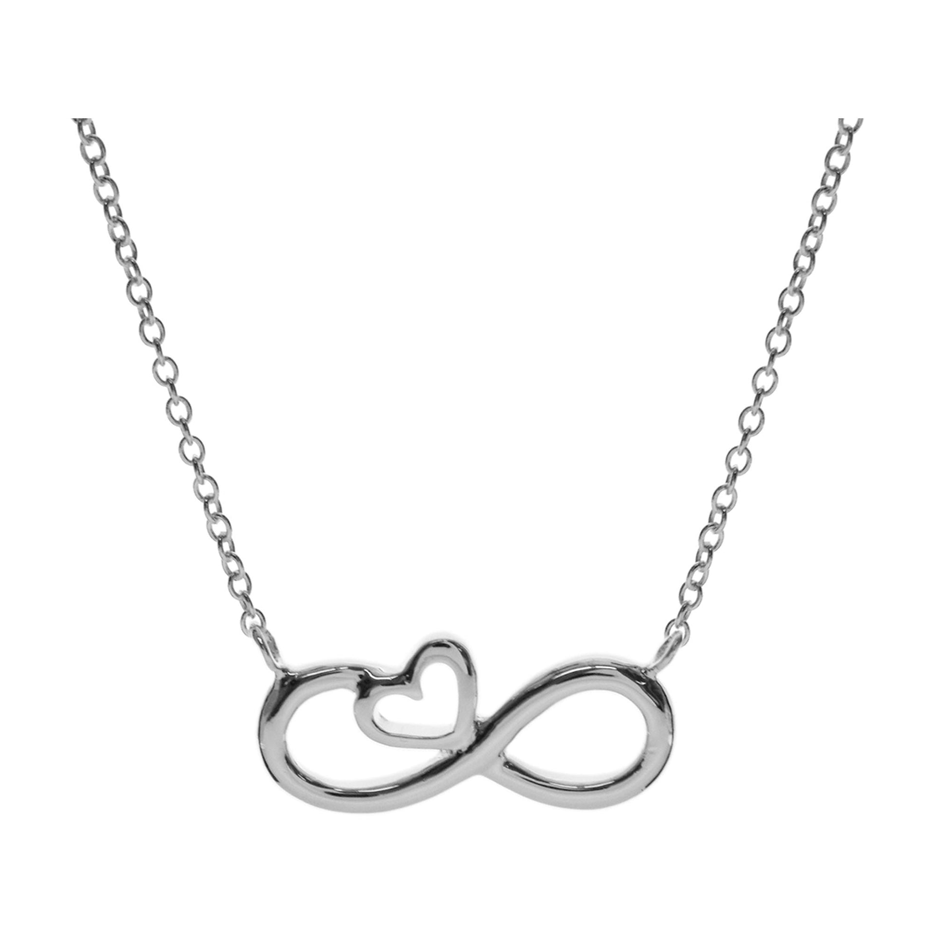 Paige infinite love heart necklace