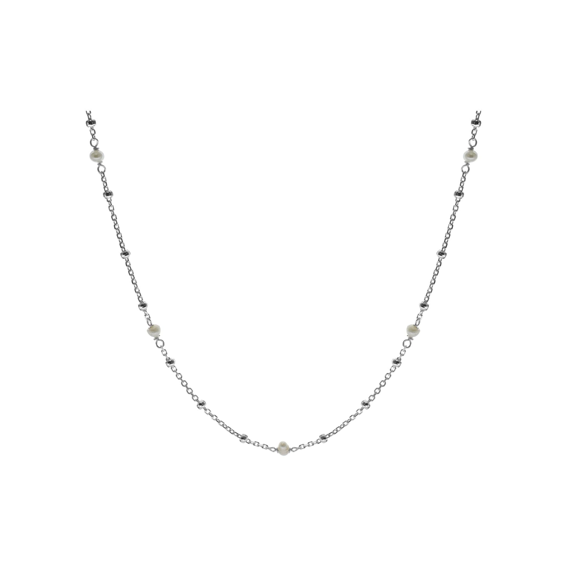 Elsie pearl satellite necklace