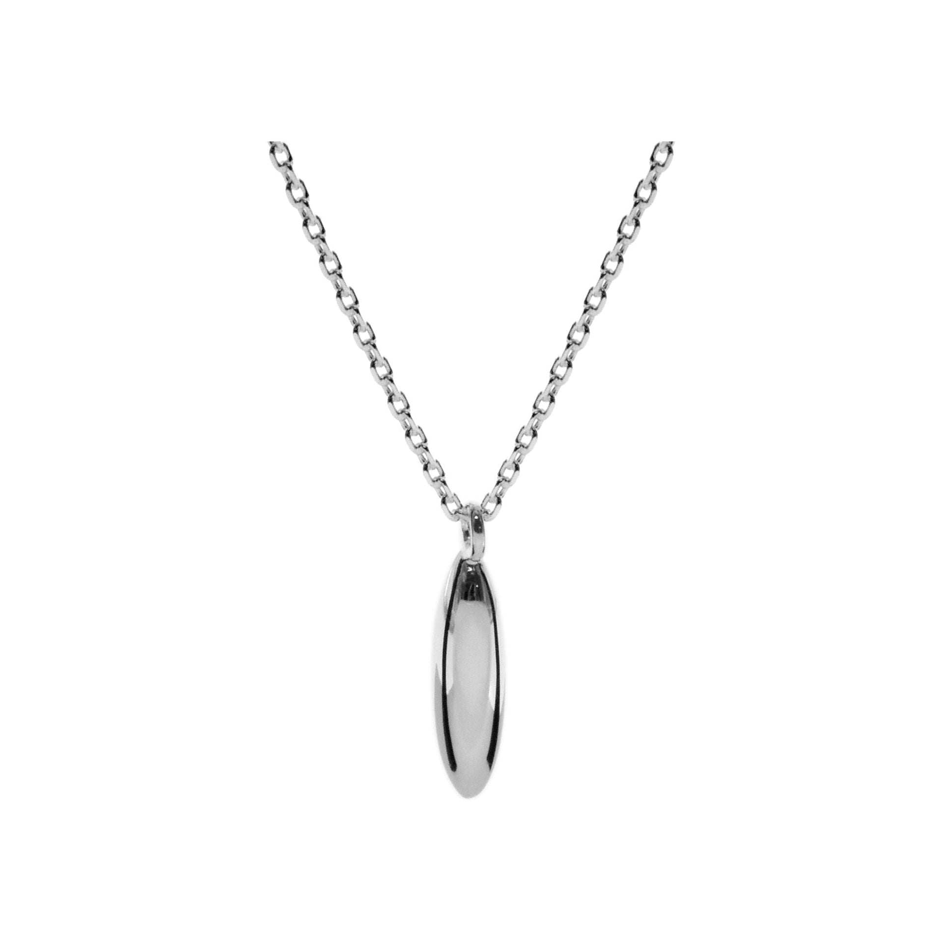 Bria simple ellipse necklace