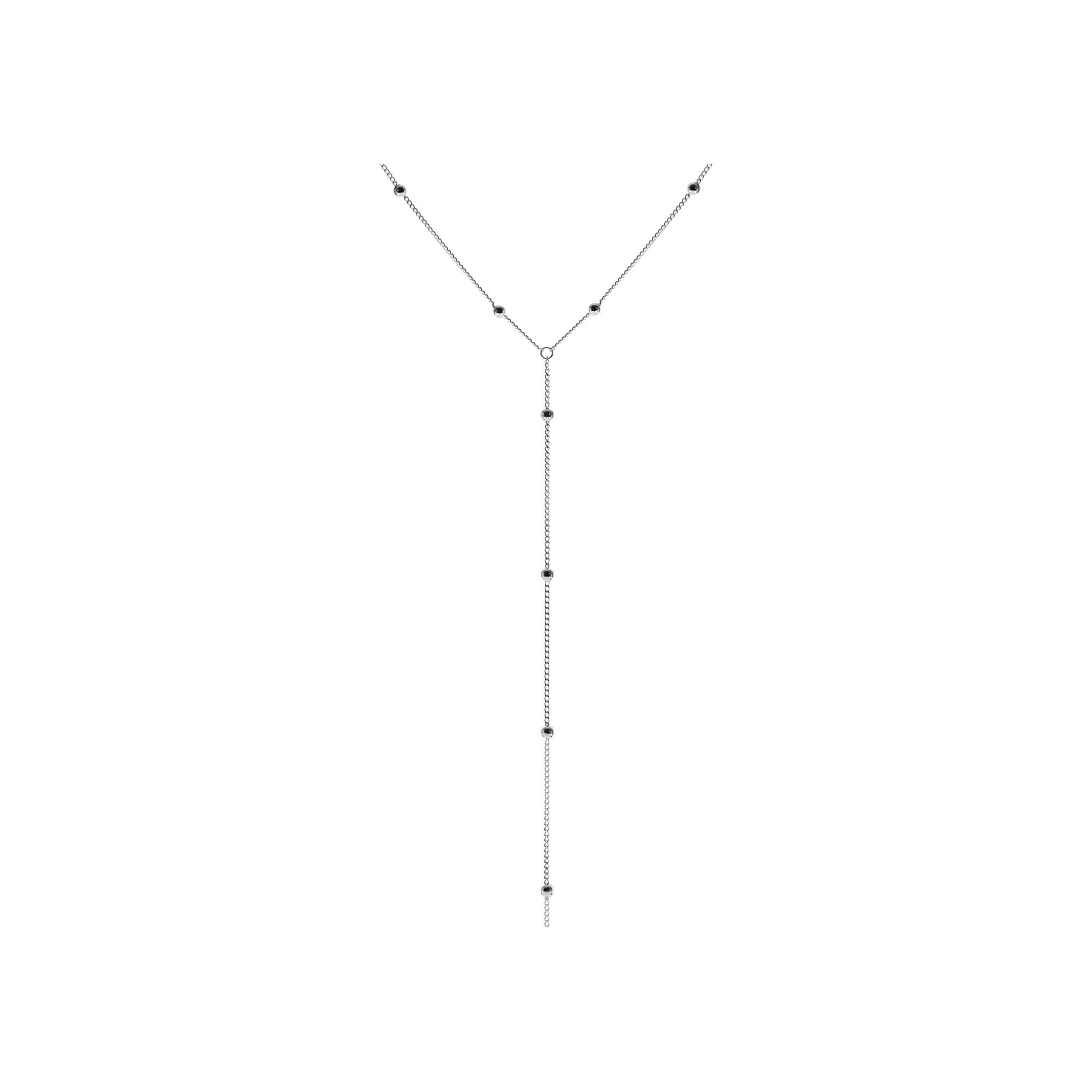 Lara satellite Y chain necklet