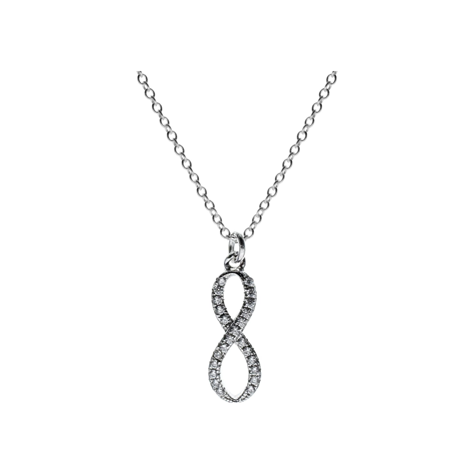 Chloe CZ infinity necklace