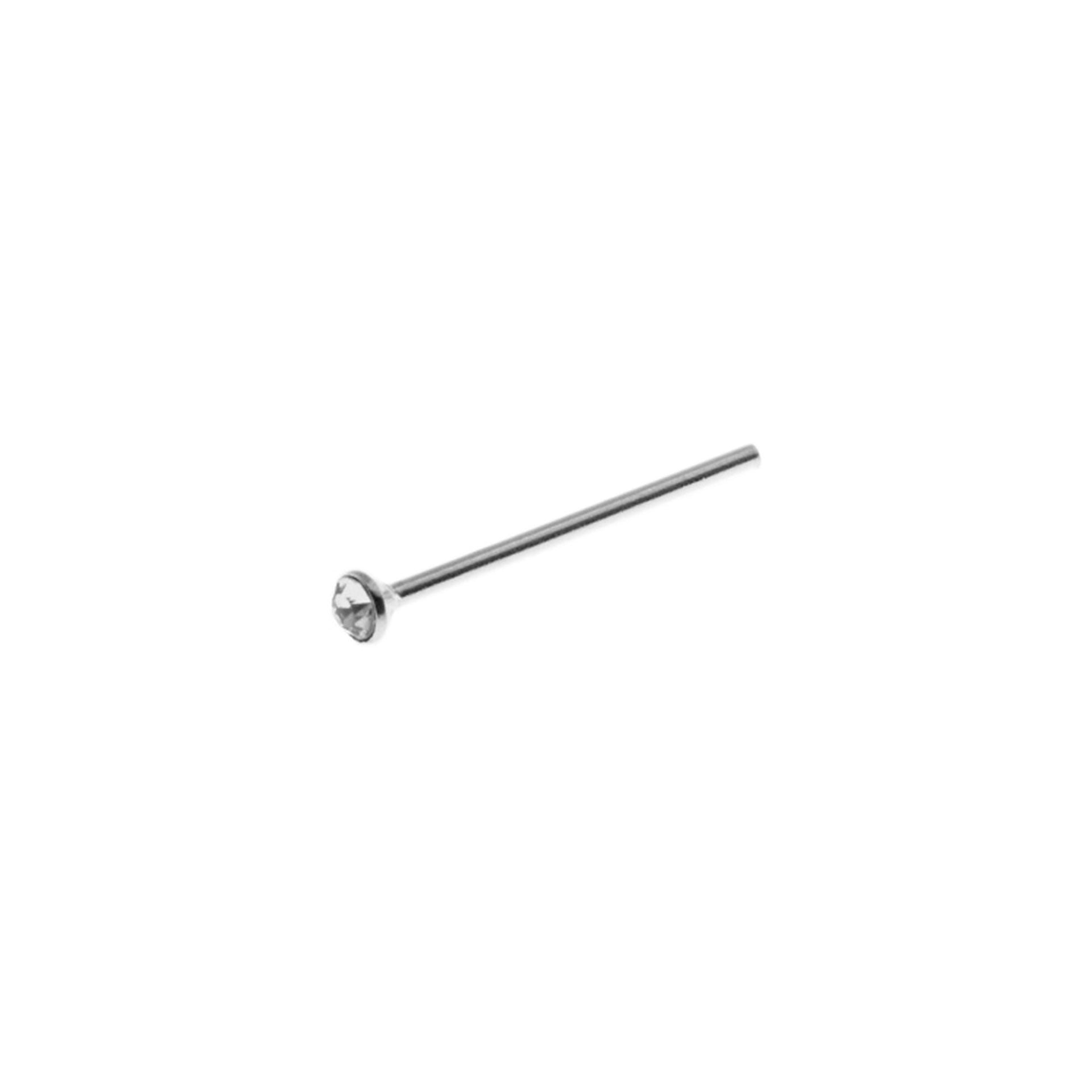 Heidi 1.5mm clear CZ nose pin