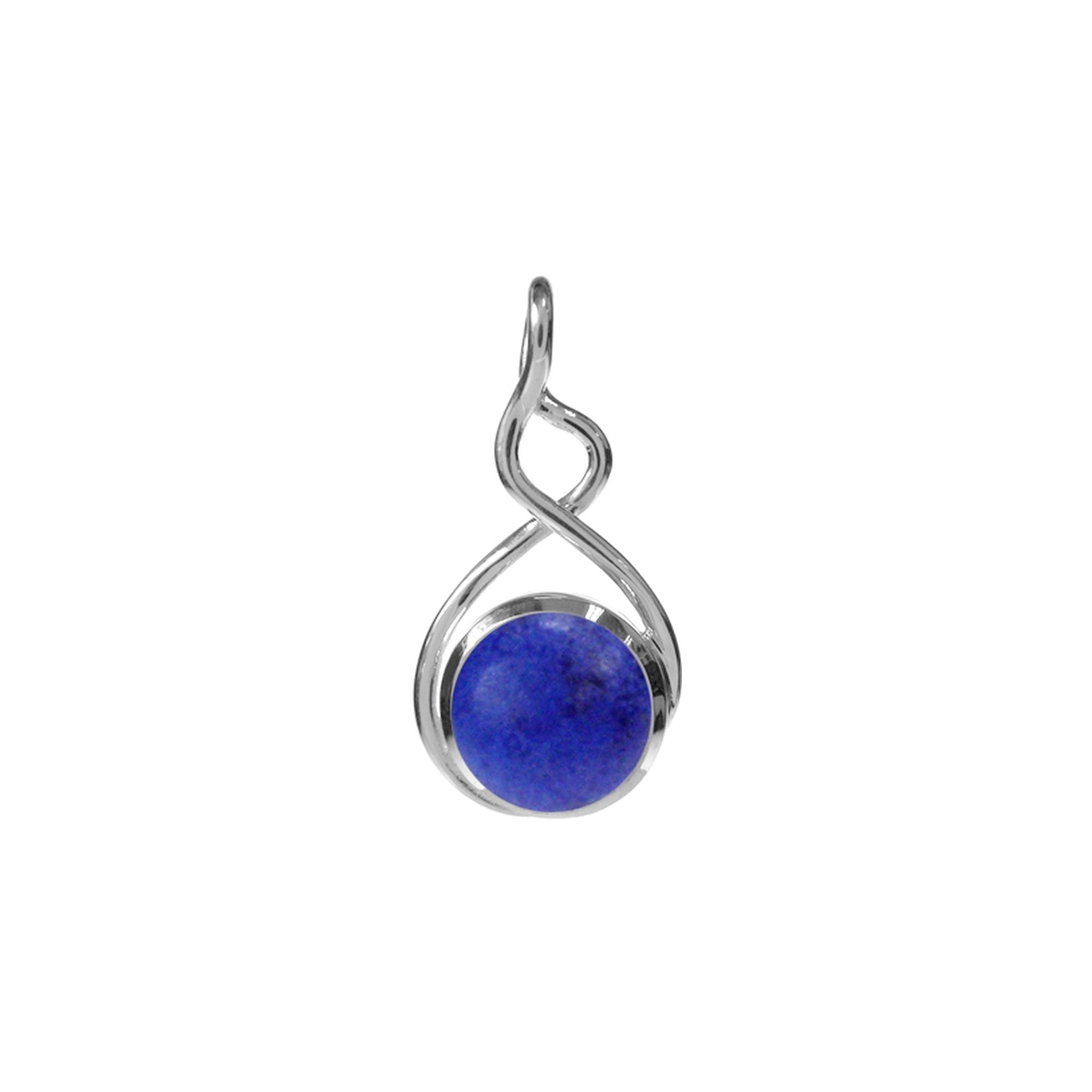 Amy squiggle lapis lazuli pendant