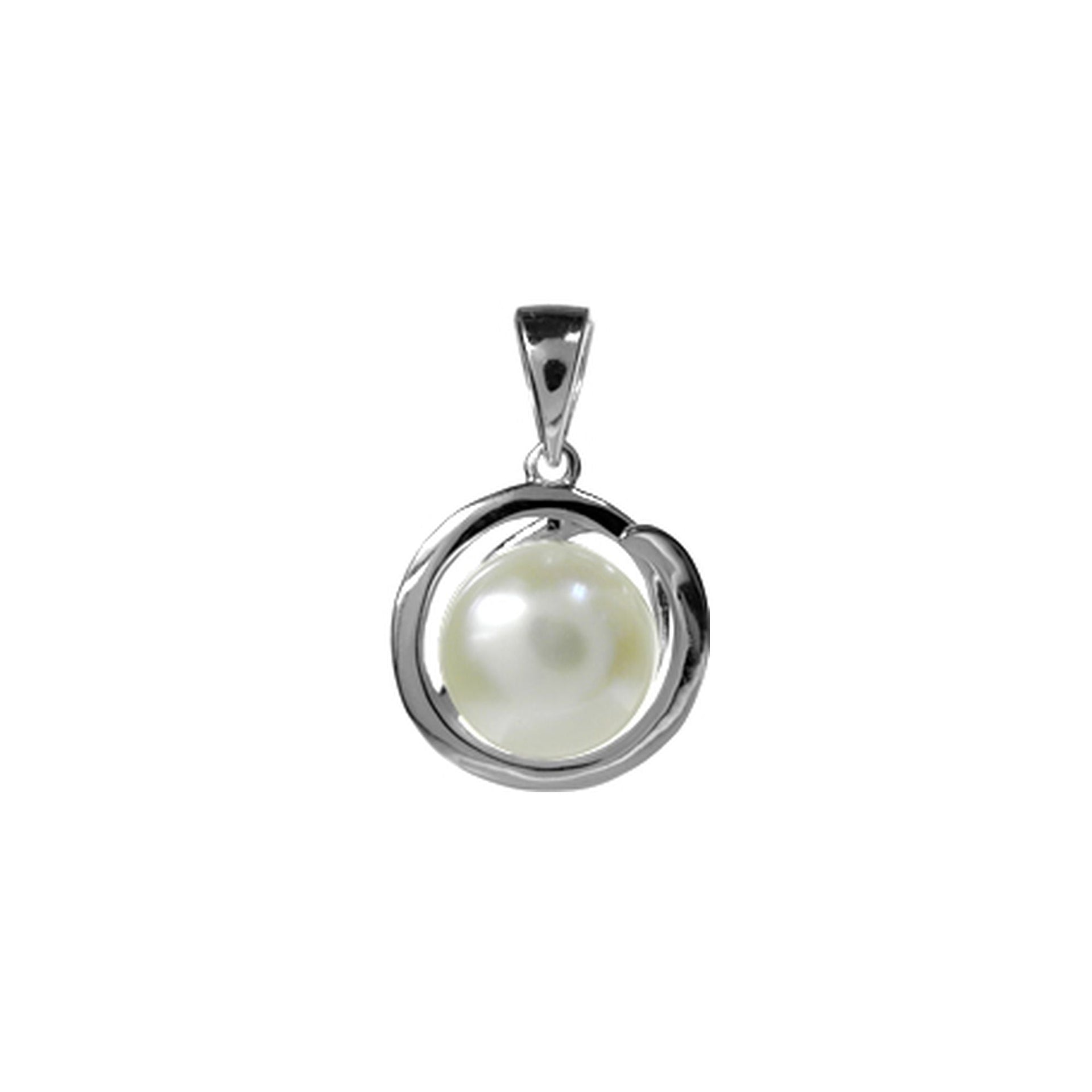 Astrid small abstract pearl pendant