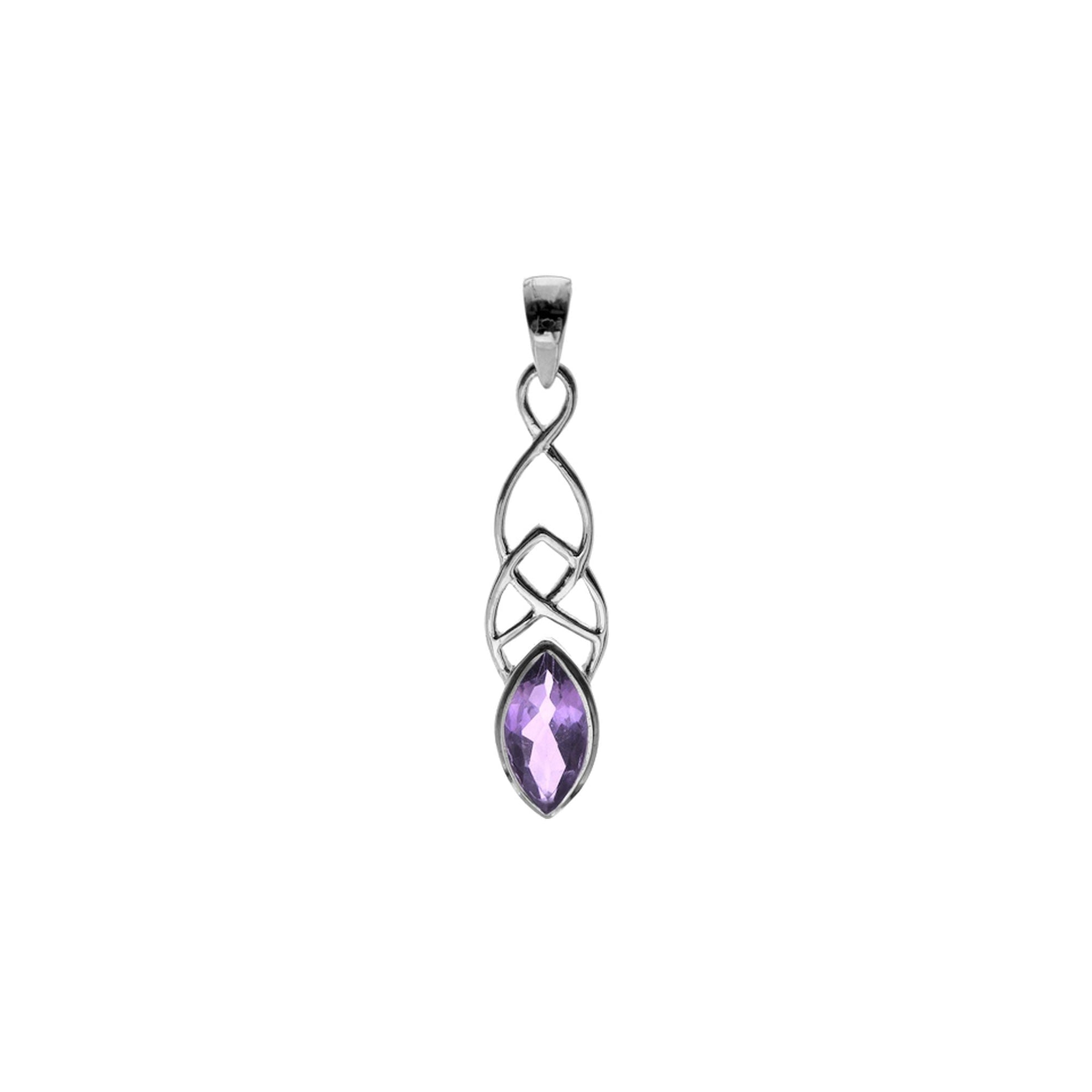 Betsy amethyst Celtic pendant