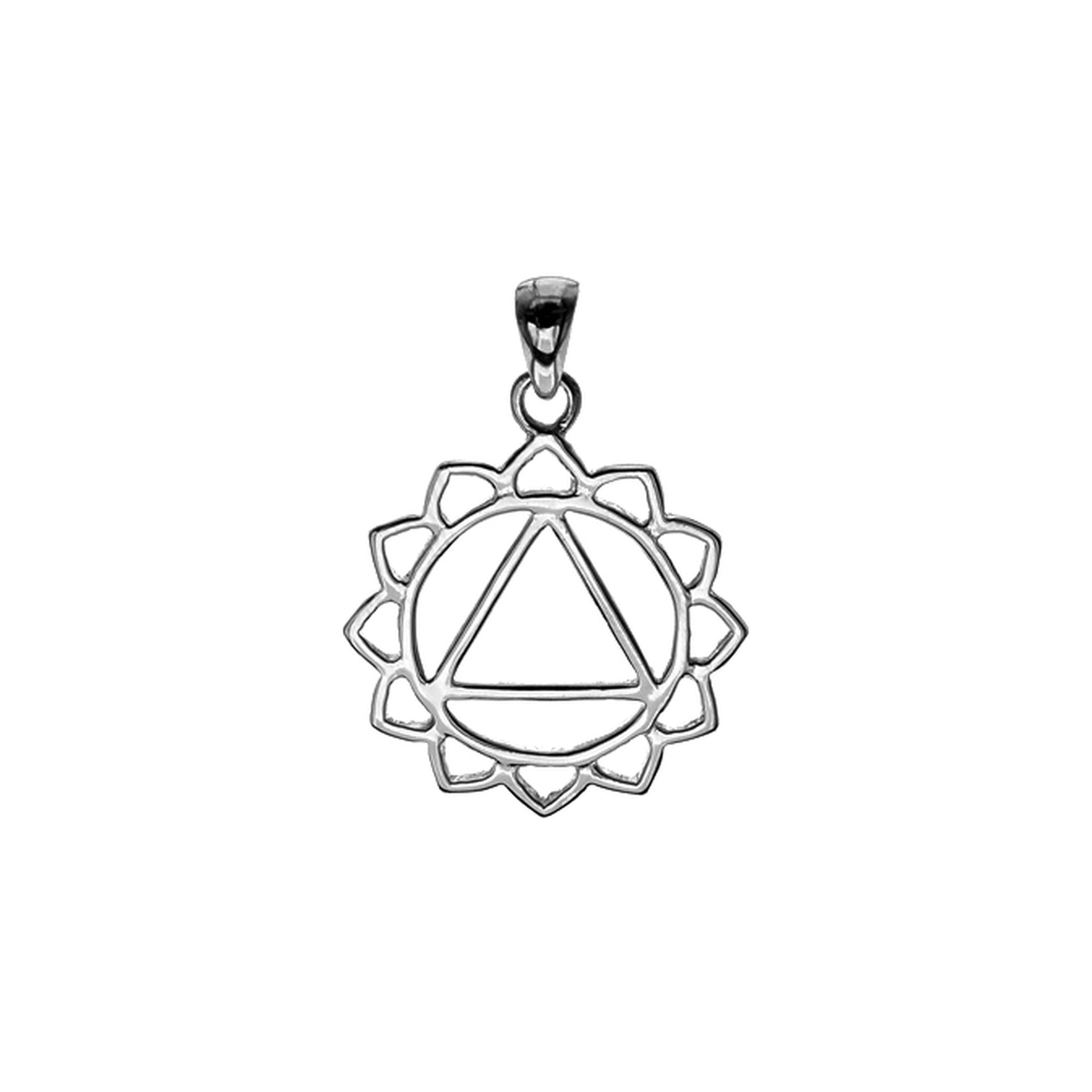 Solar plexus chakra pendant