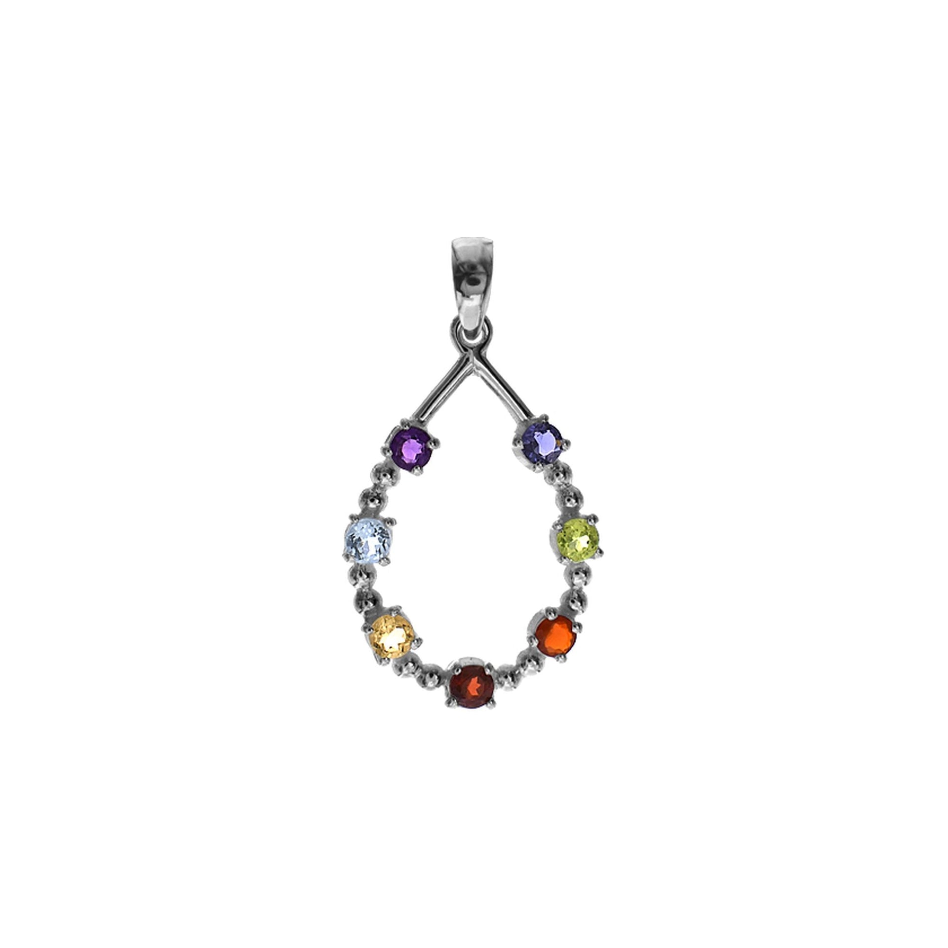 Kenna open teardrop pendant