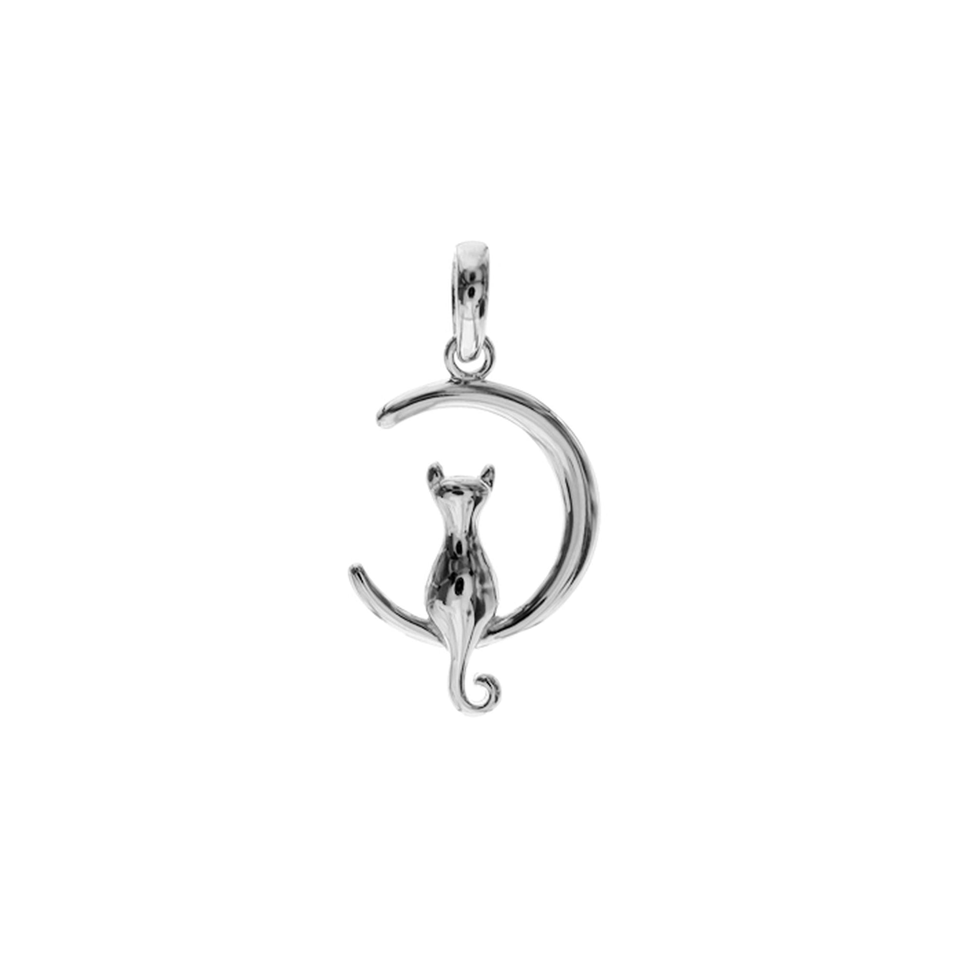 Matilda cat in the moon pendant