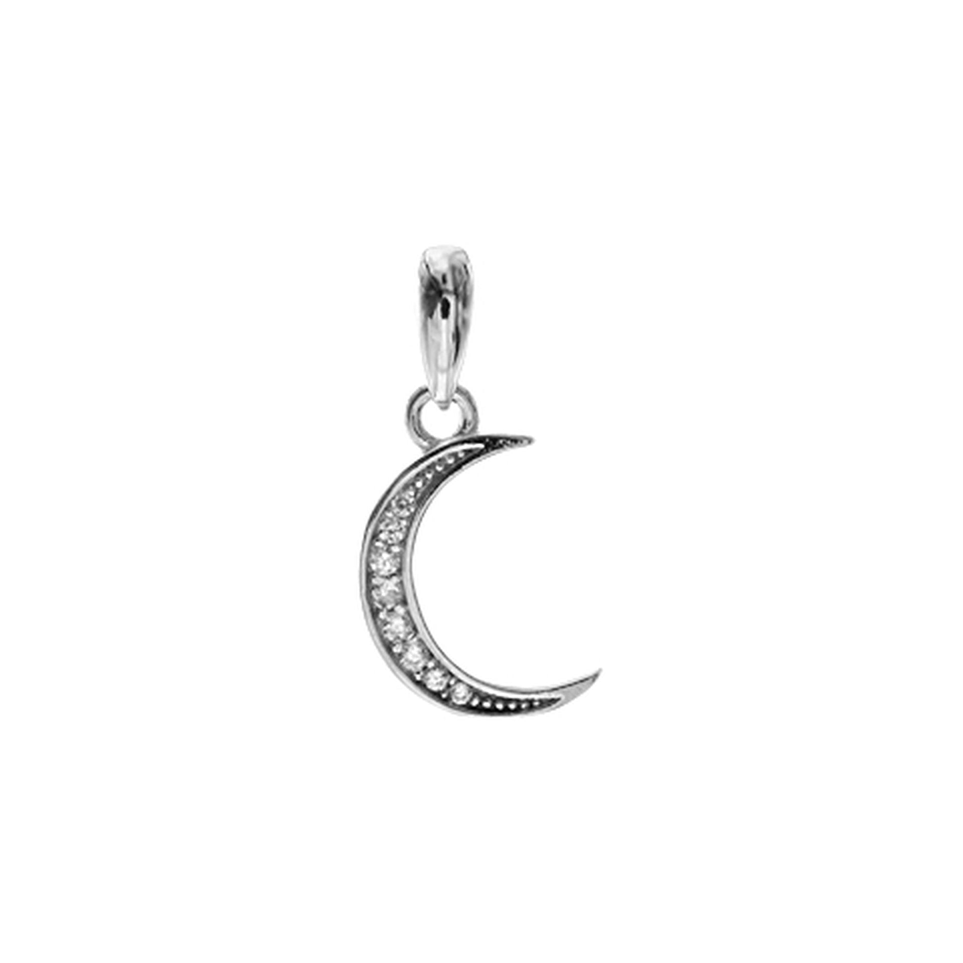 Natalie crescent moon pendant