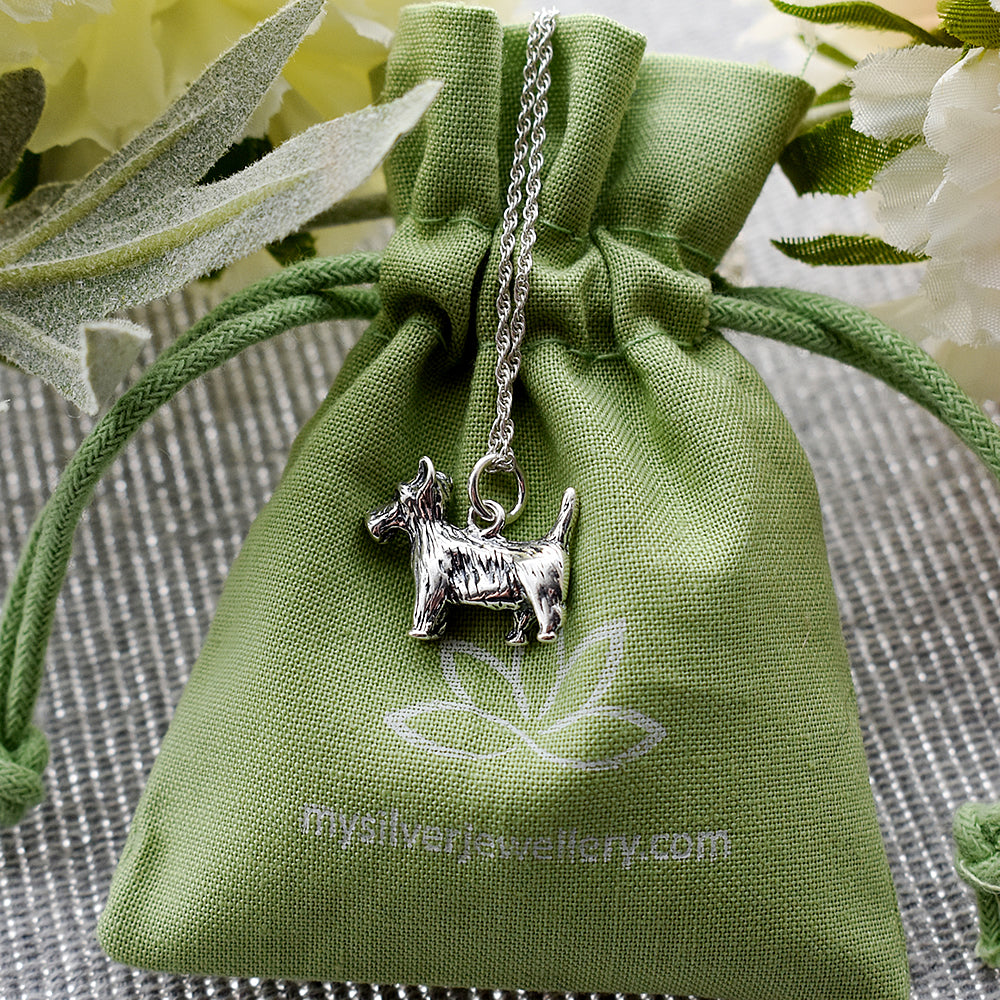 Large scottie dog pendant