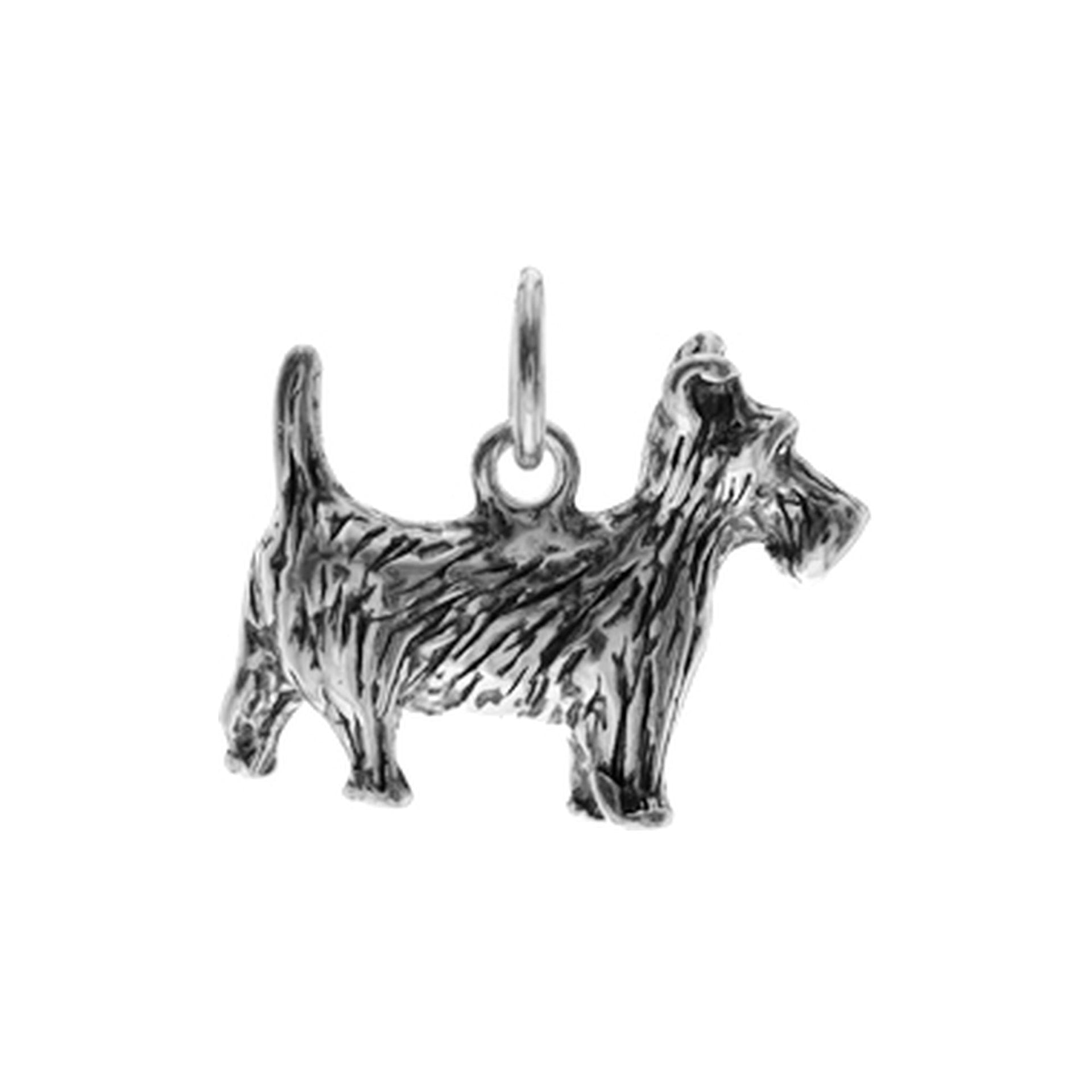Large scottie dog pendant