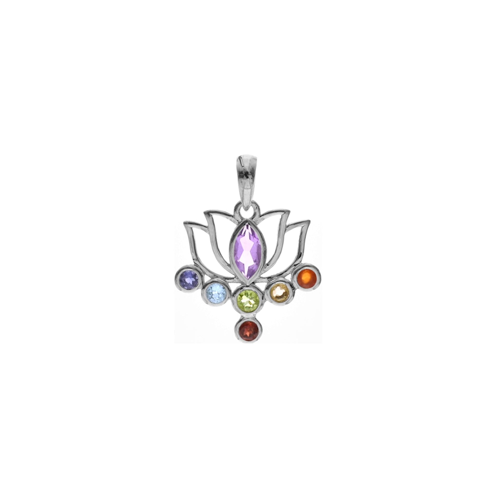 Kenna lotus flower pendant