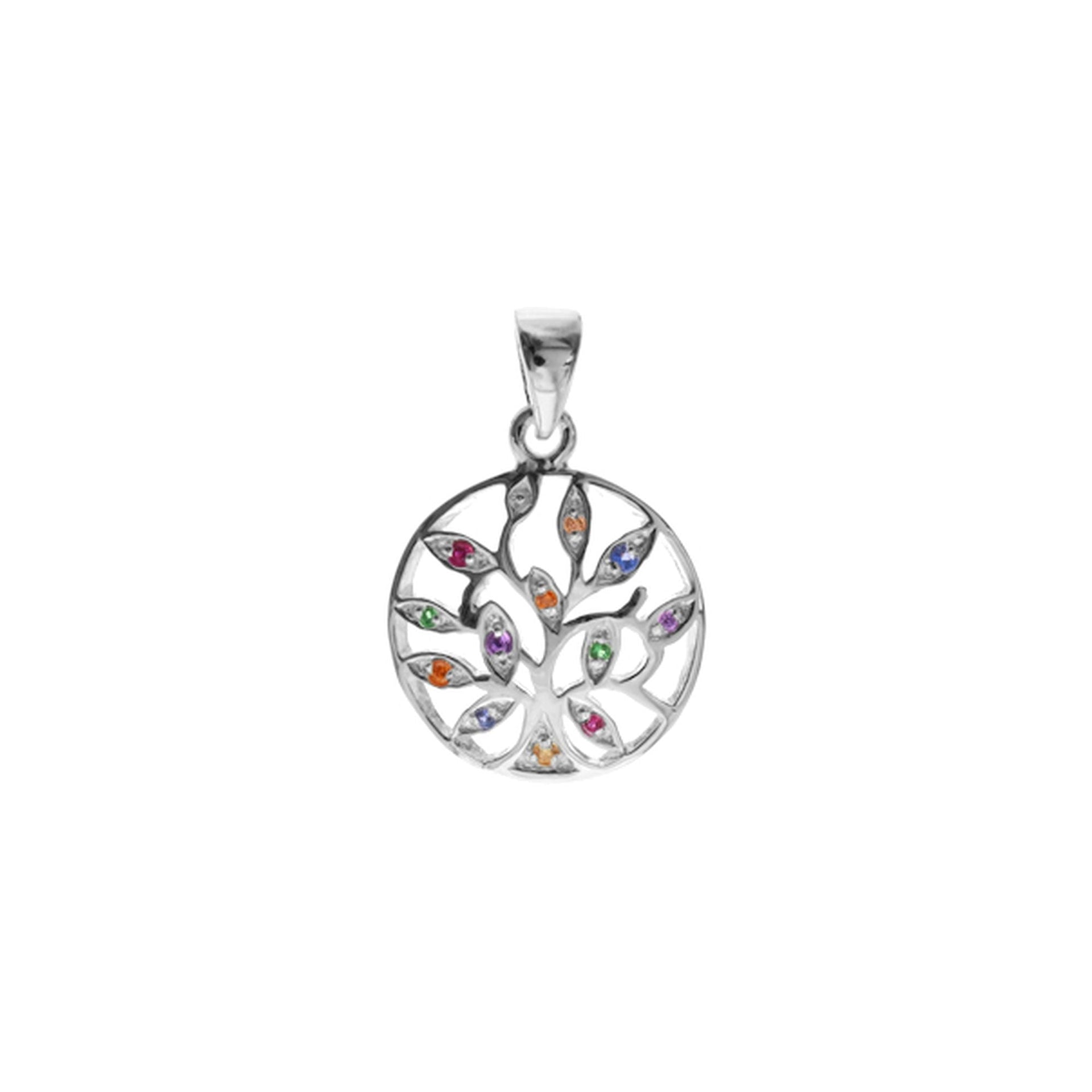 Sian encircled tree of life pendant