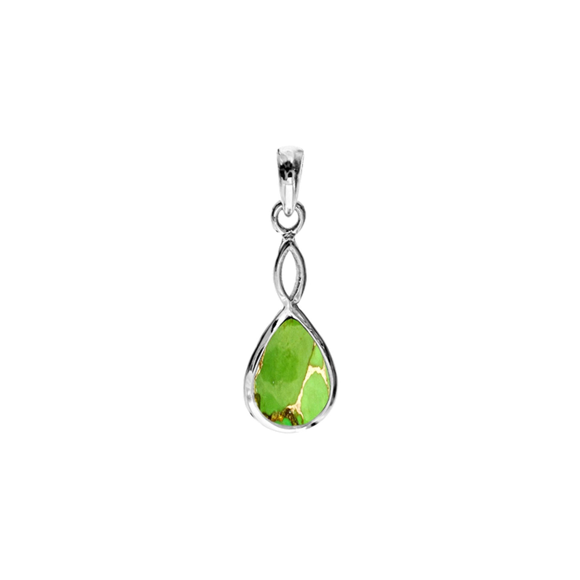 Samira green mohave crossover pendant