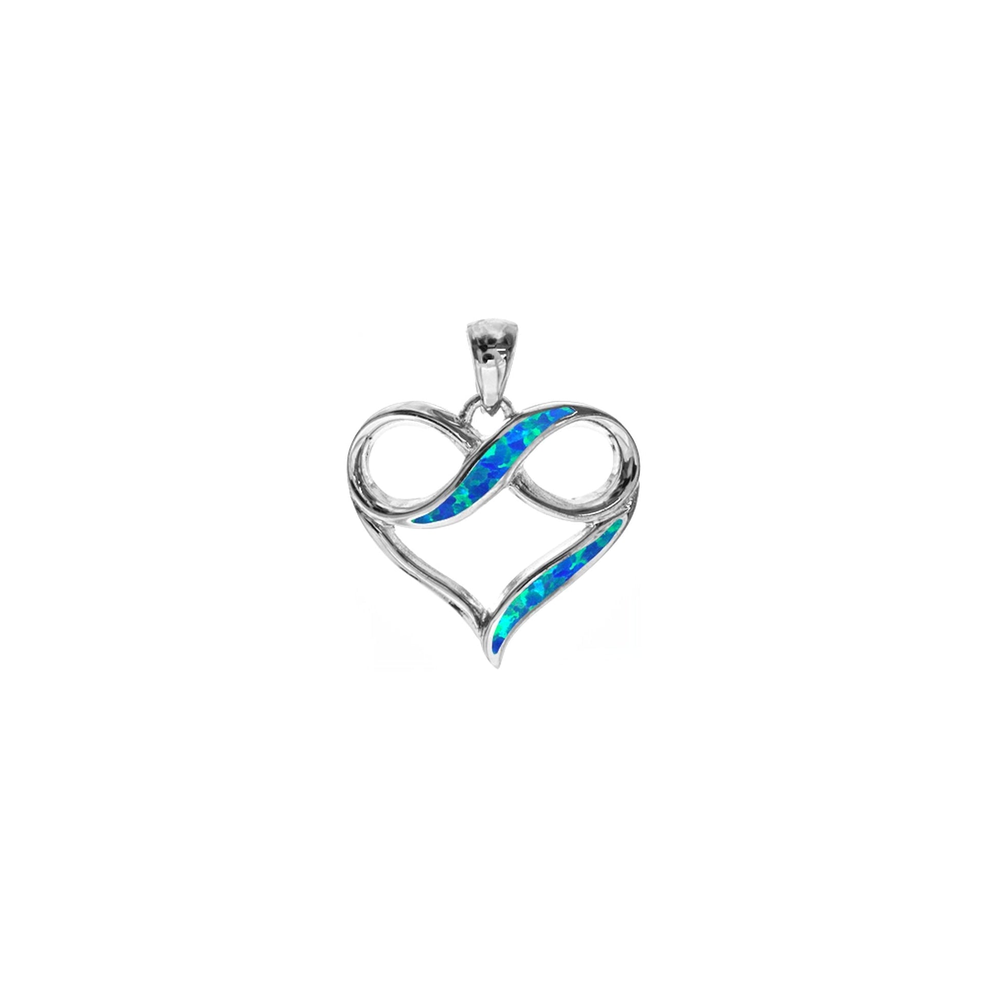 Antoinette blue infinite love pendant