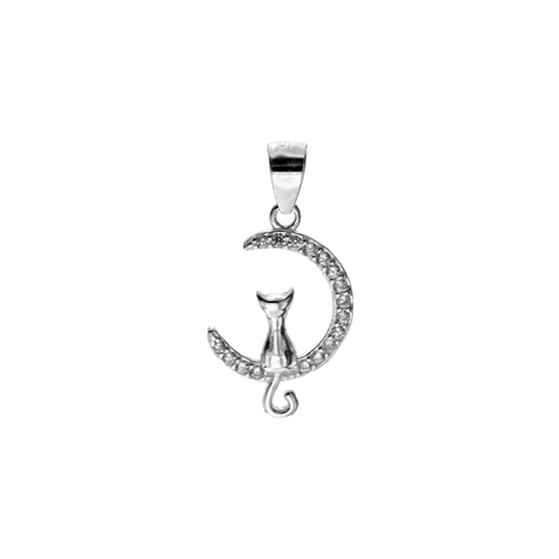 Alianna cat in the moon pendant