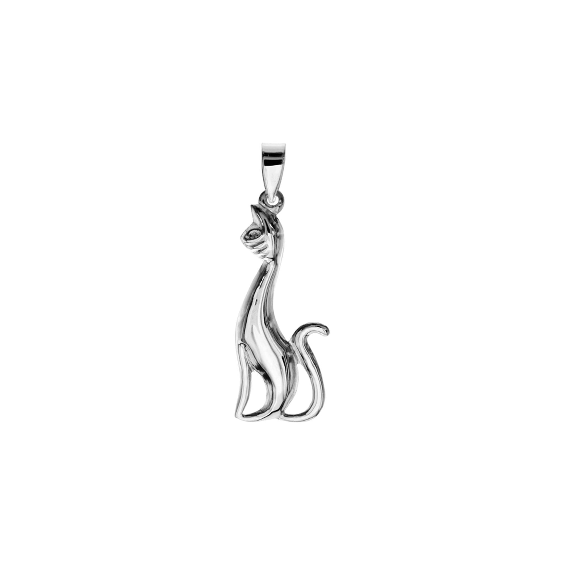 Anya tall sitting cat pendant