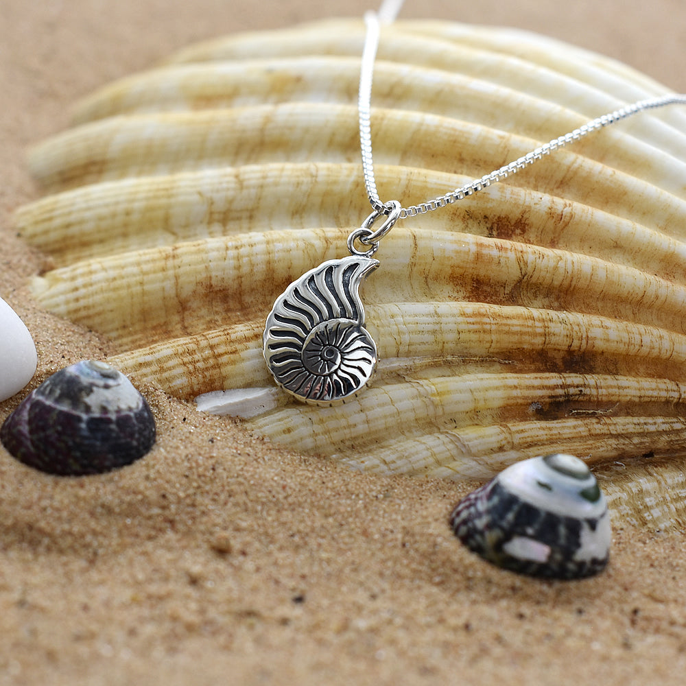 Mila ammonite pendant