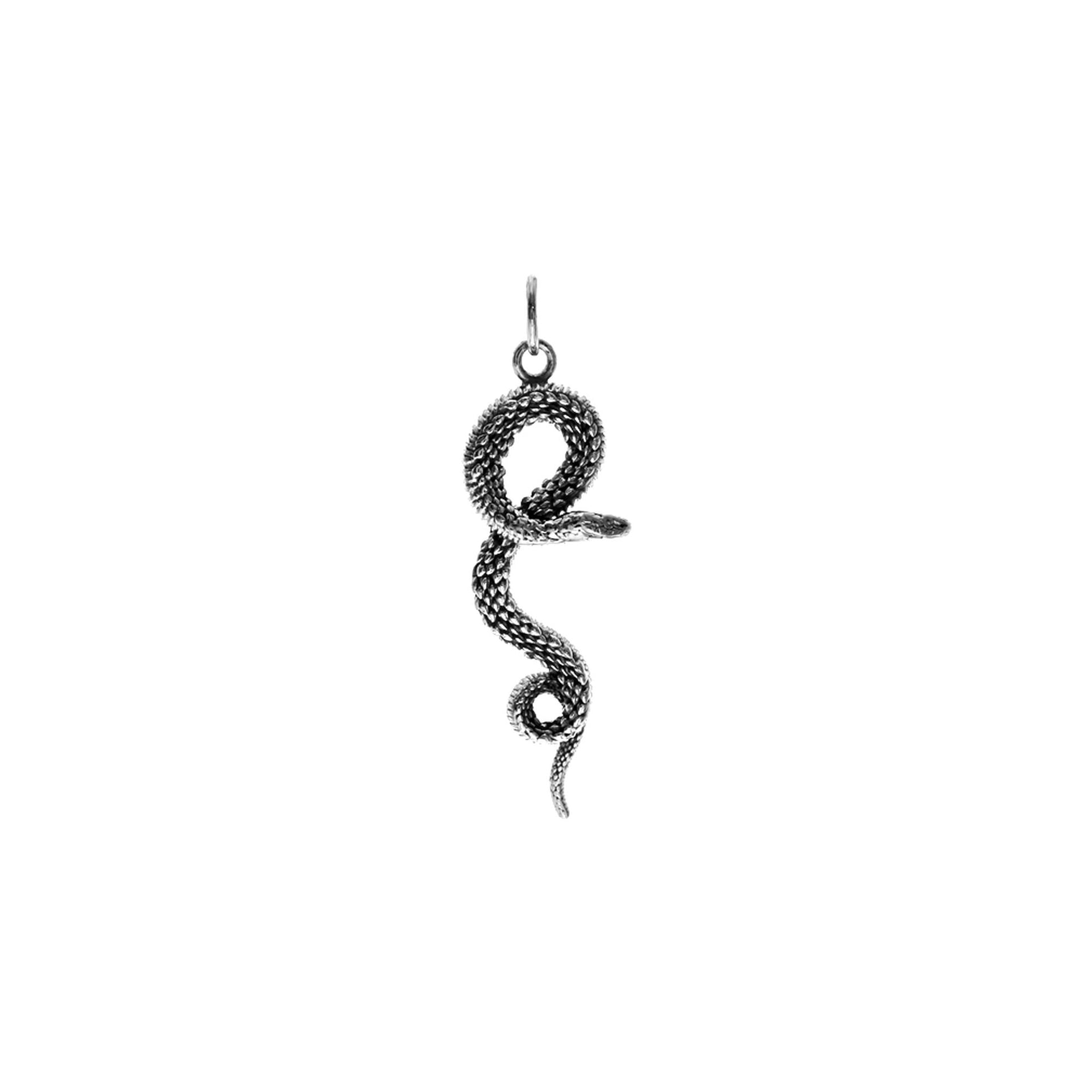 Anya wrapped snake pendant