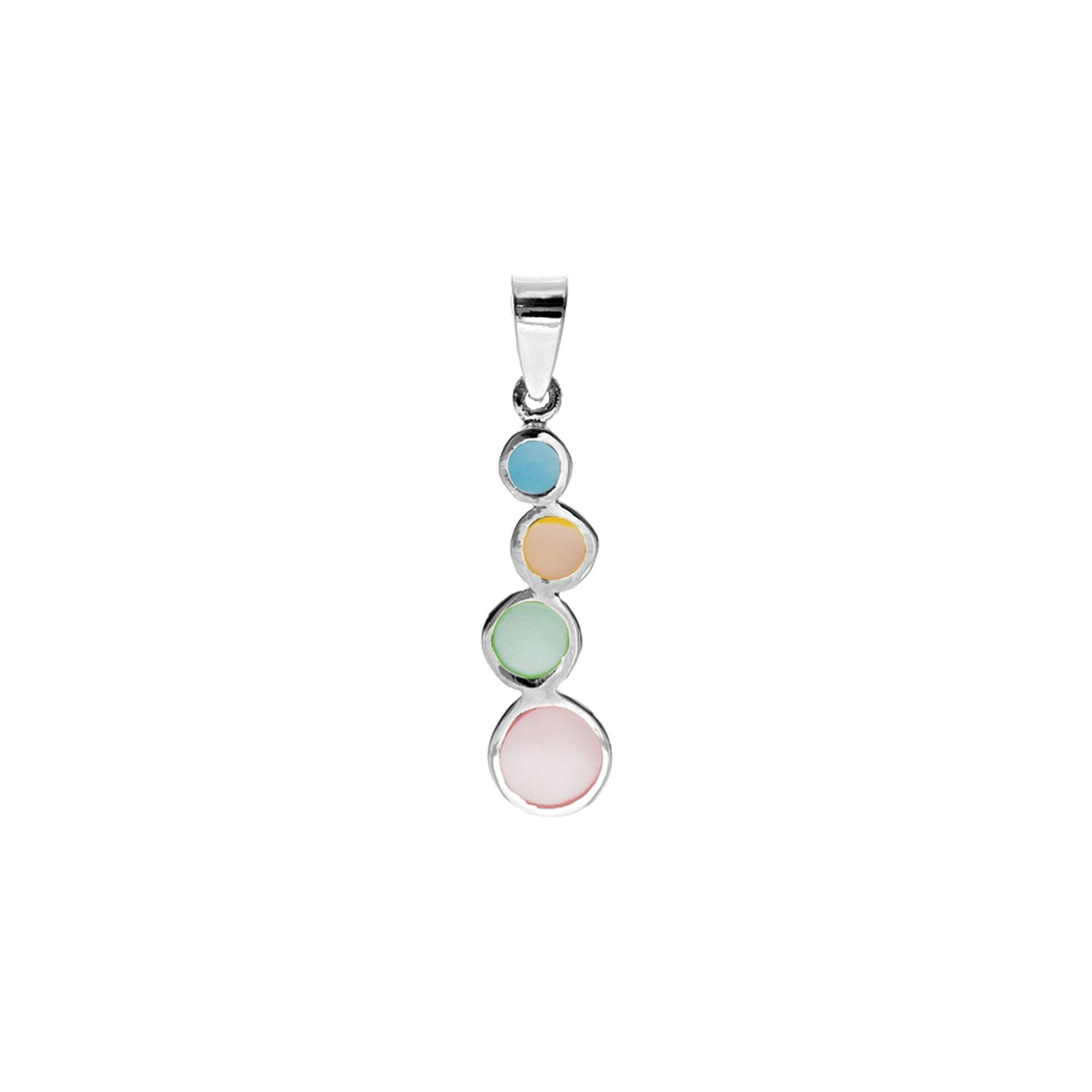 Bronwen staggered circle pendant