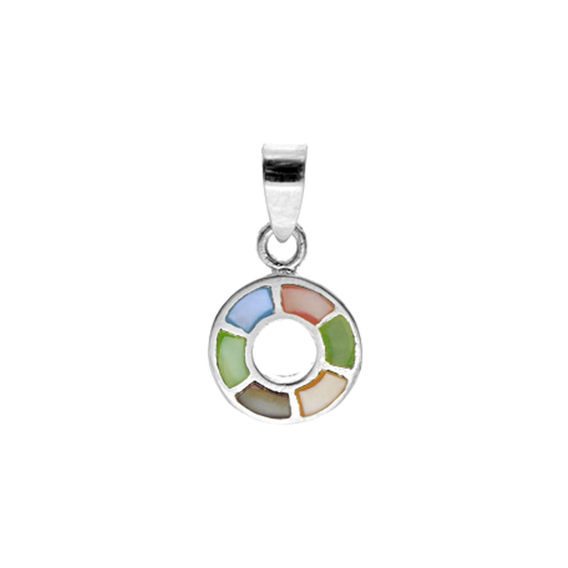 Bronwen circle outline pendant