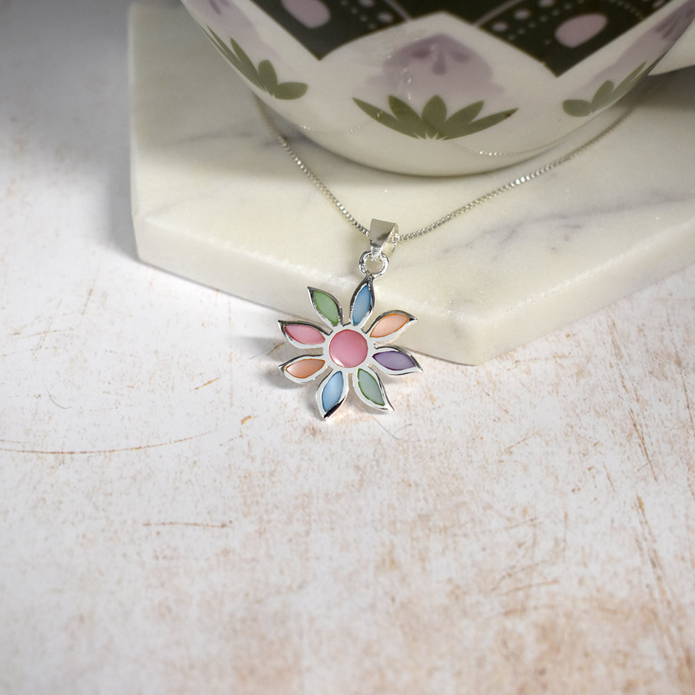 Bronwen sunflower pendant