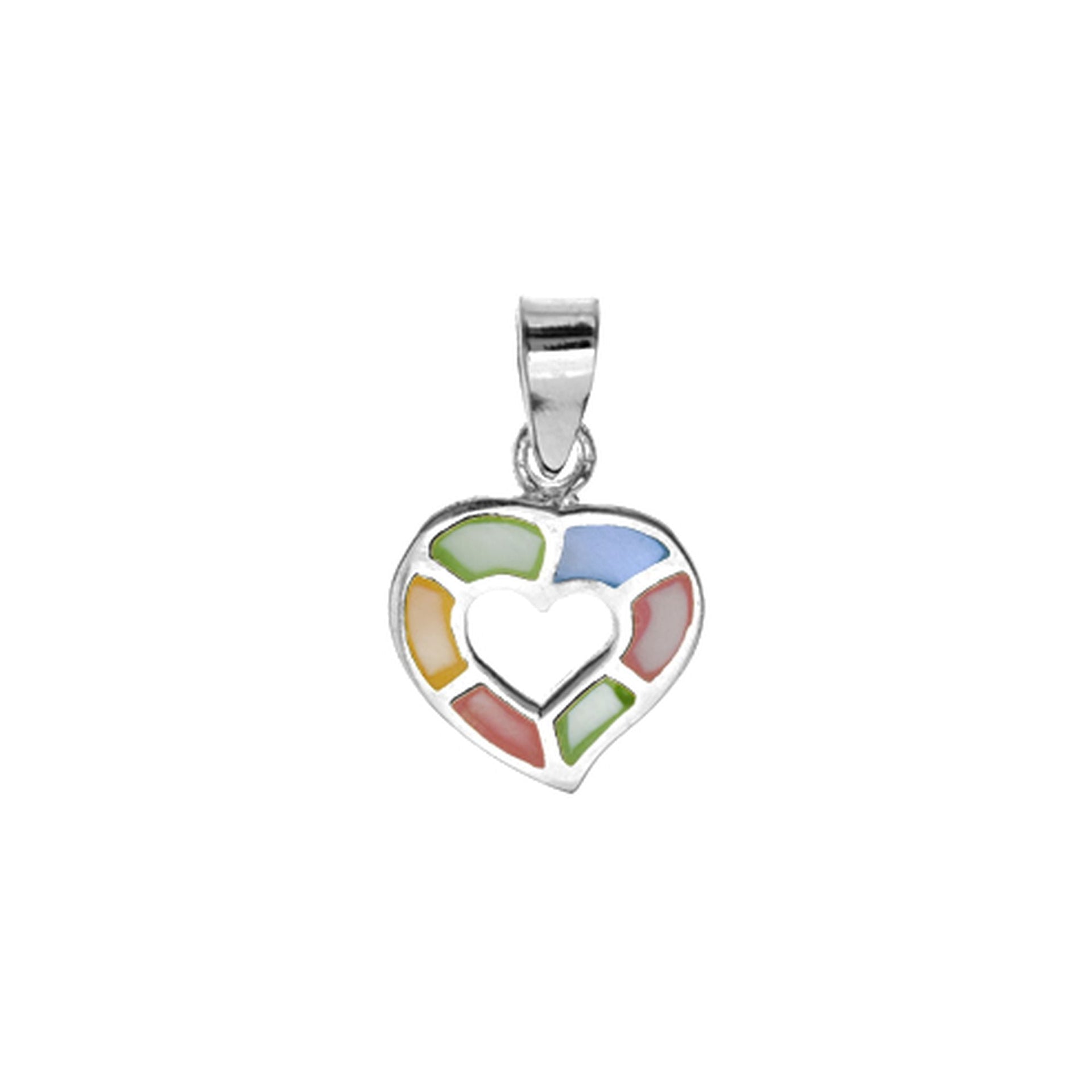 Bronwen heart outline pendant