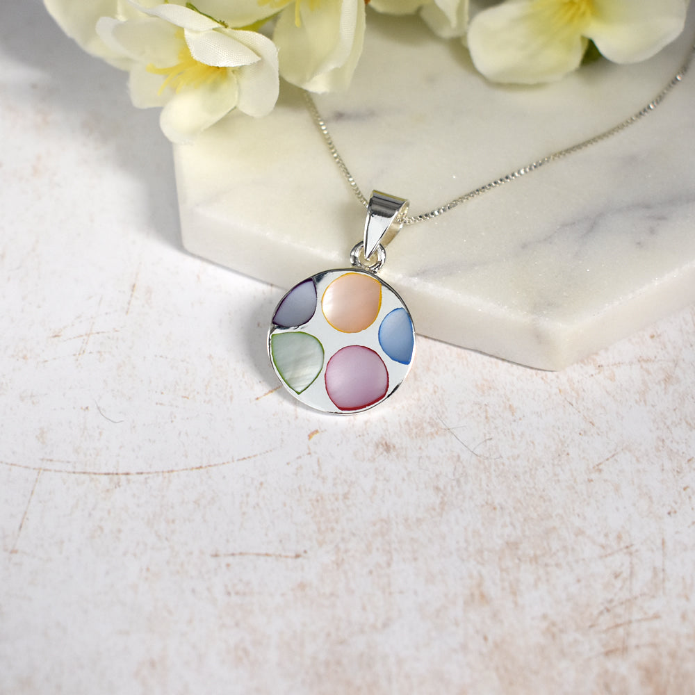 Bronwen colour splodge pendant