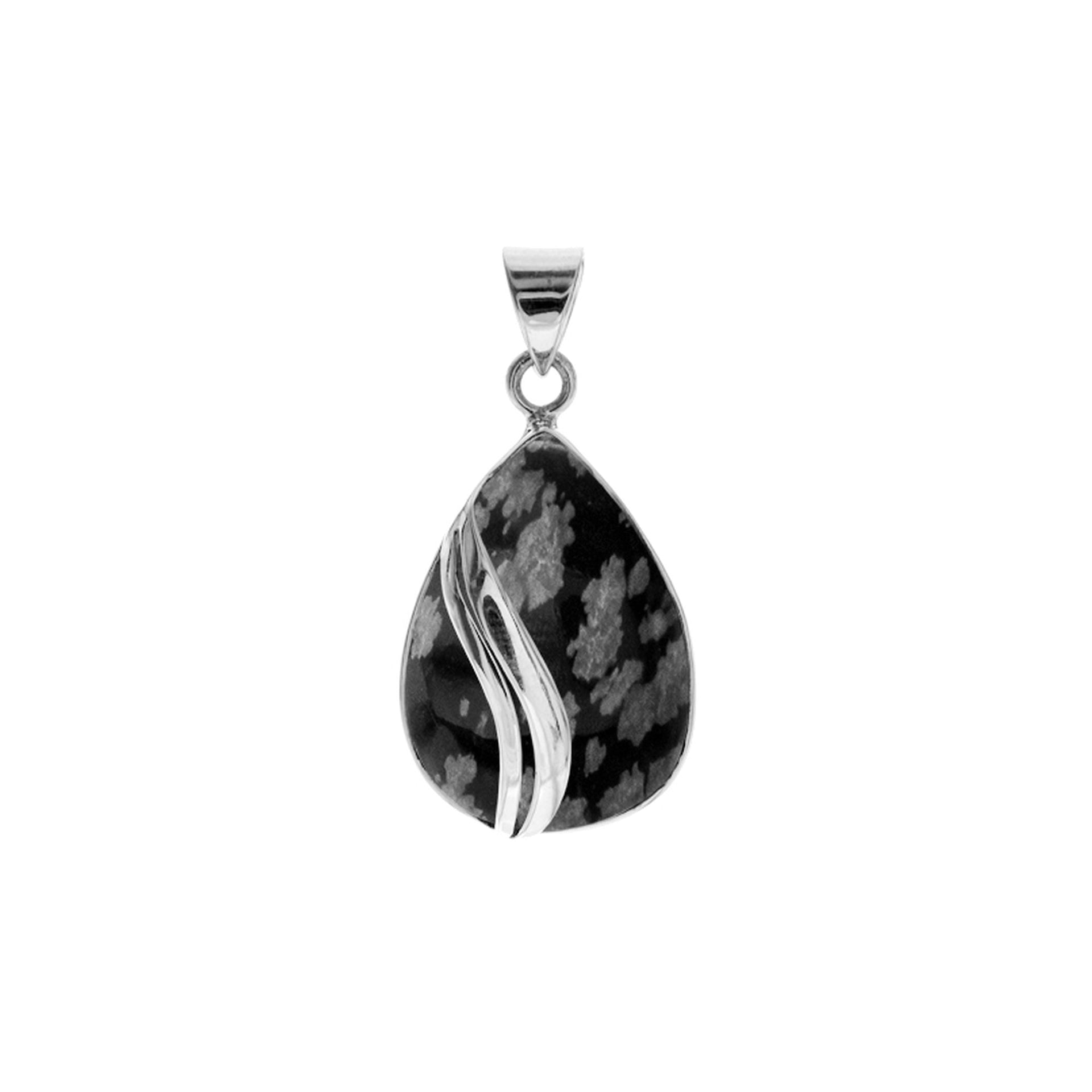 Amy snowflake obsidian with two wave overlay
