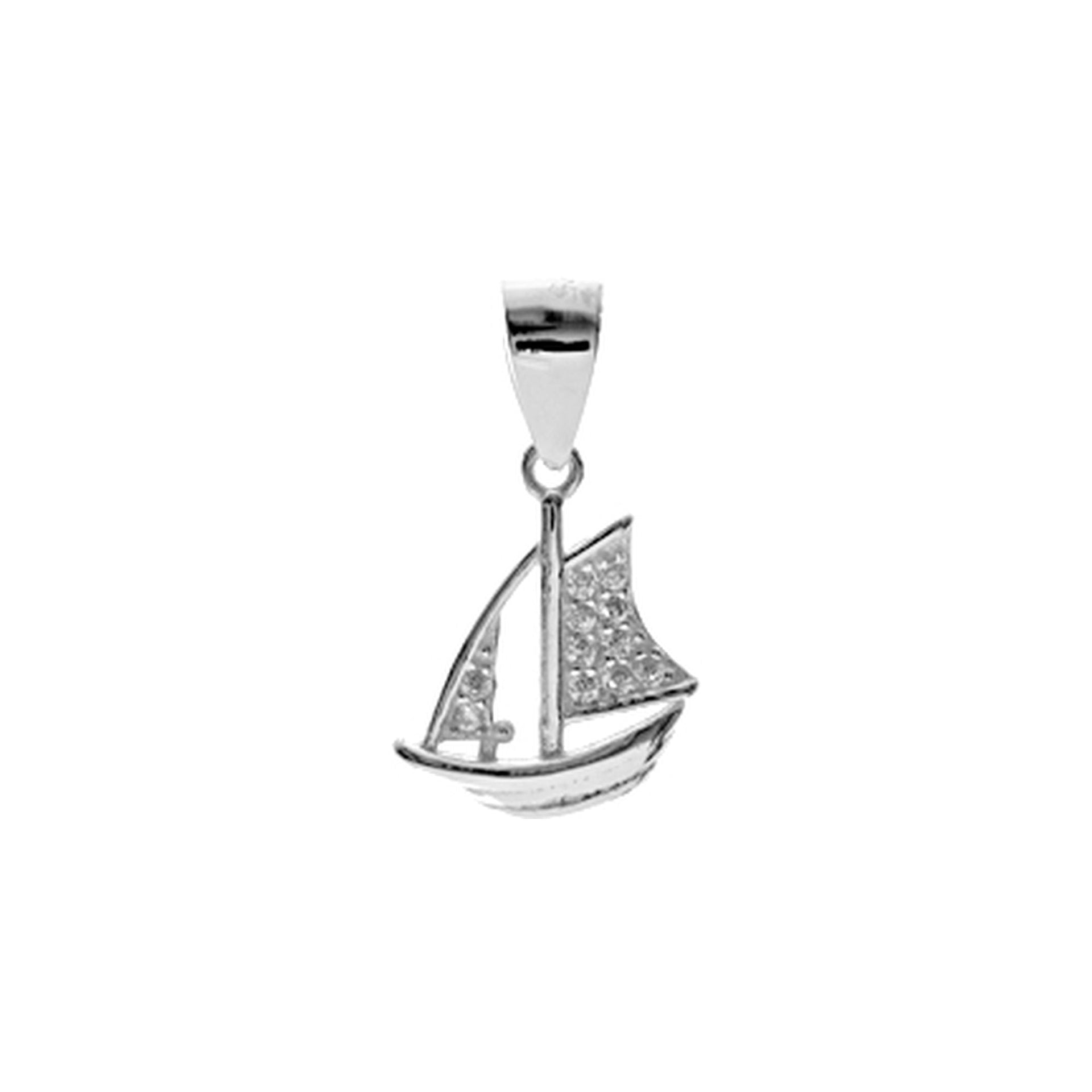 Cecilia sailing boat pendant