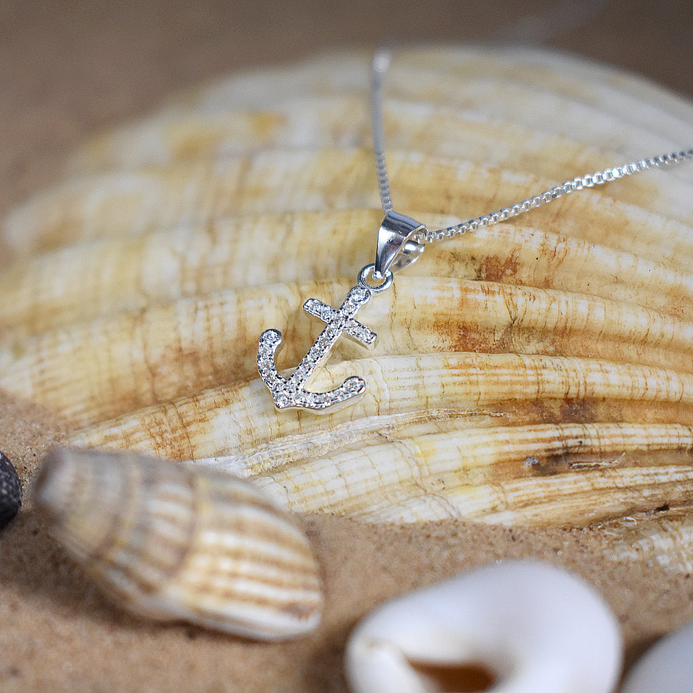 Cecilia anchor pendant