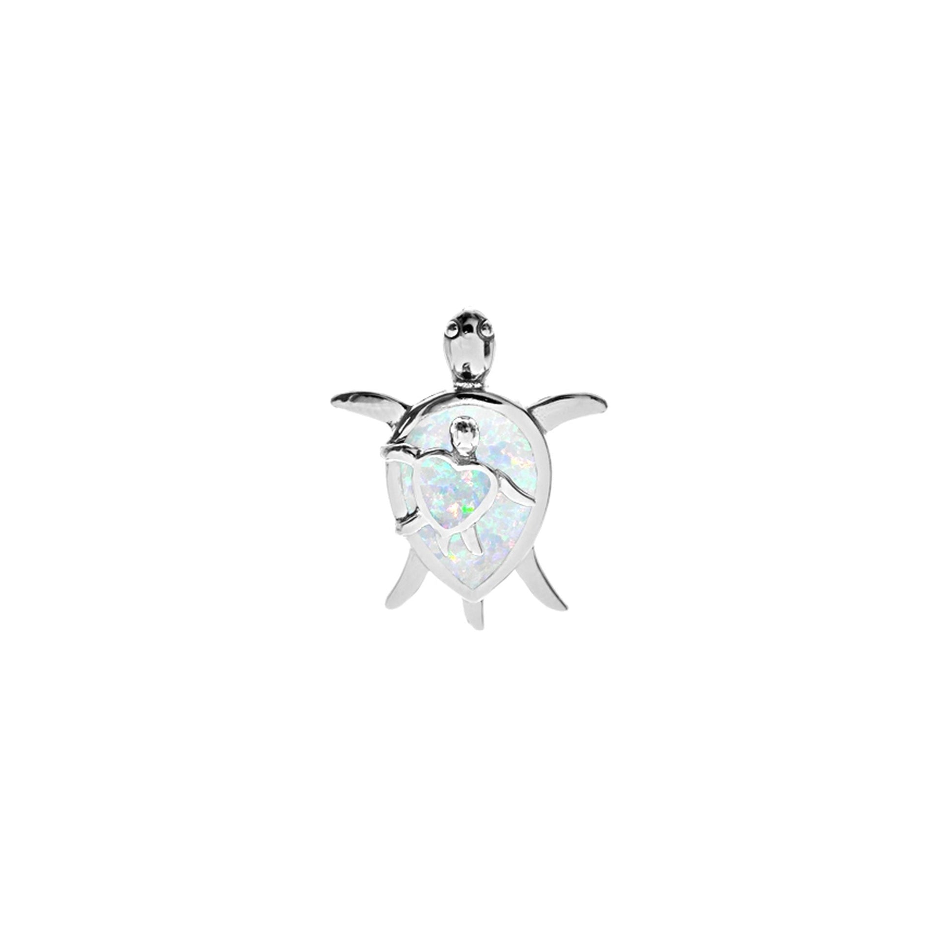Ana white mother and baby turtles pendant