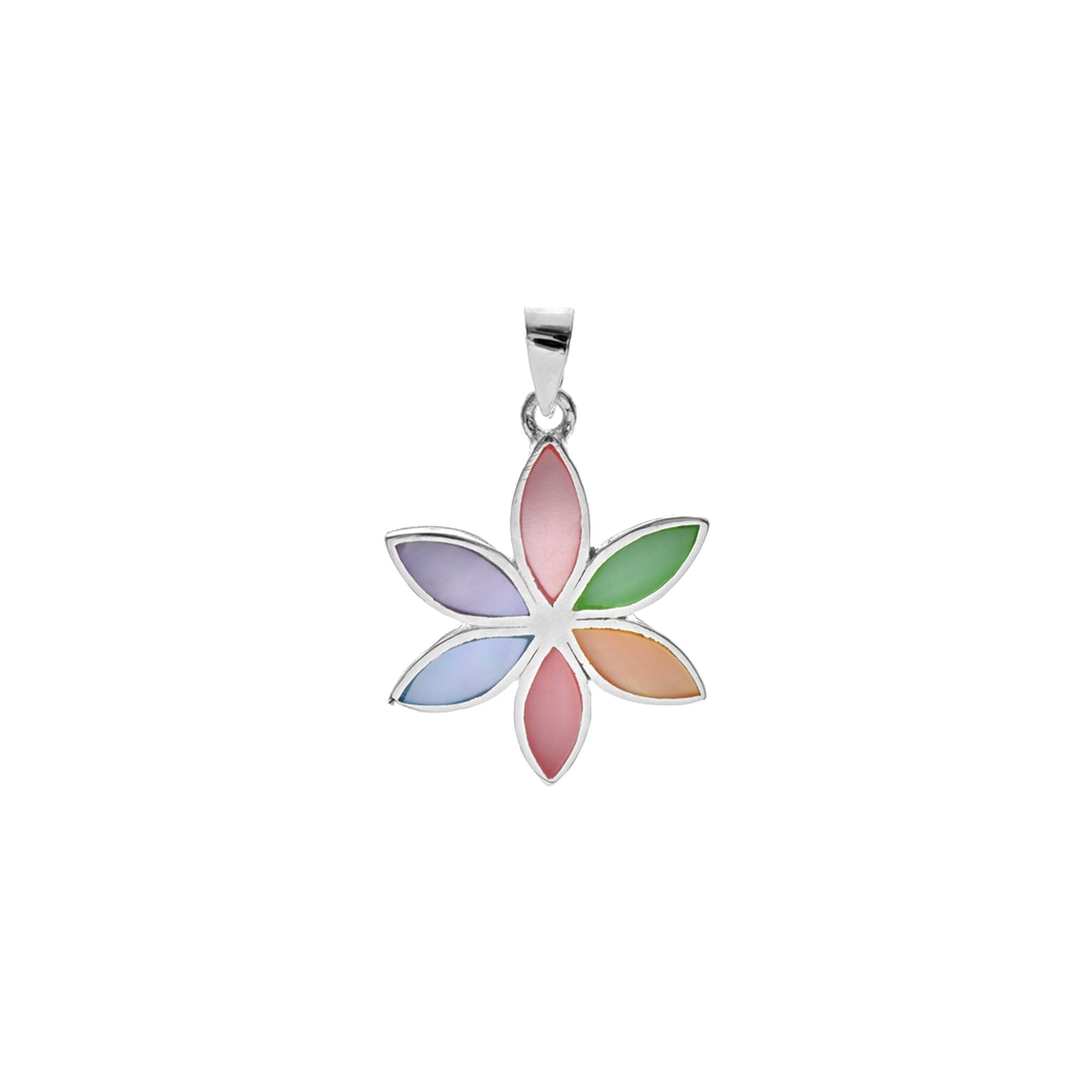 Bronwen marquis petal flower pendant
