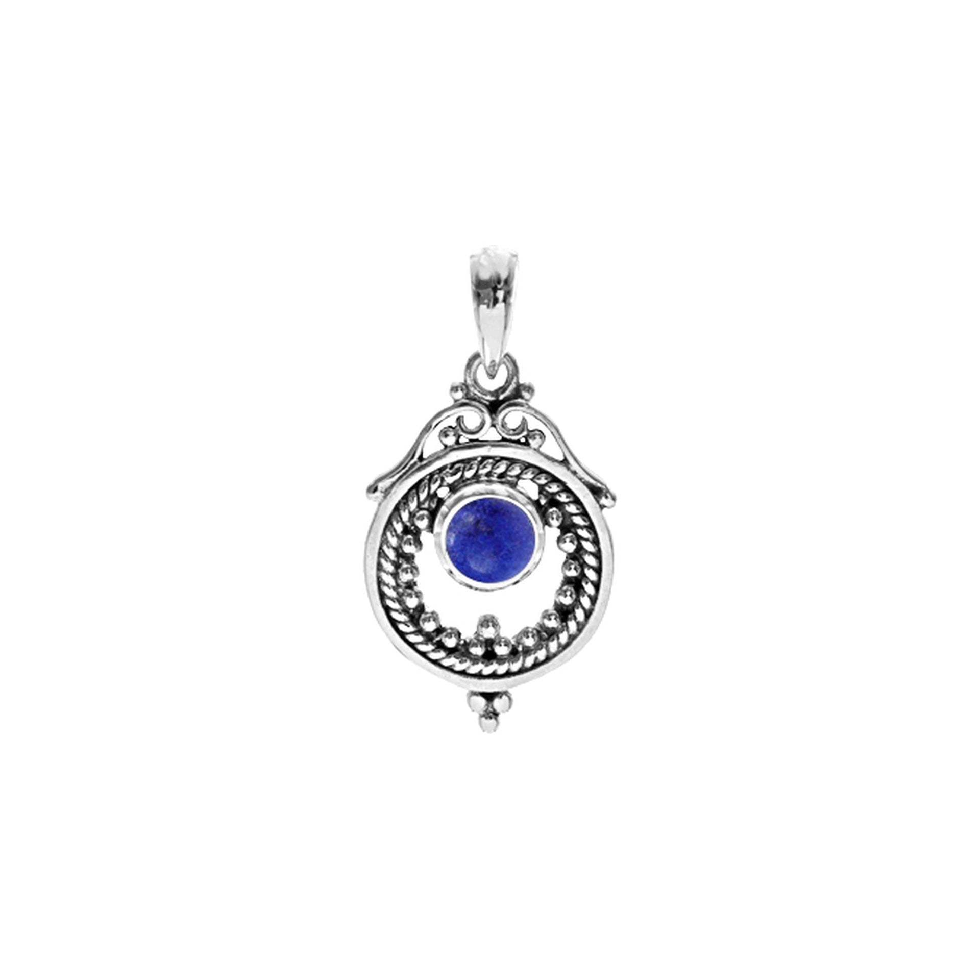 Catalina tribal lapis lazuli pendant
