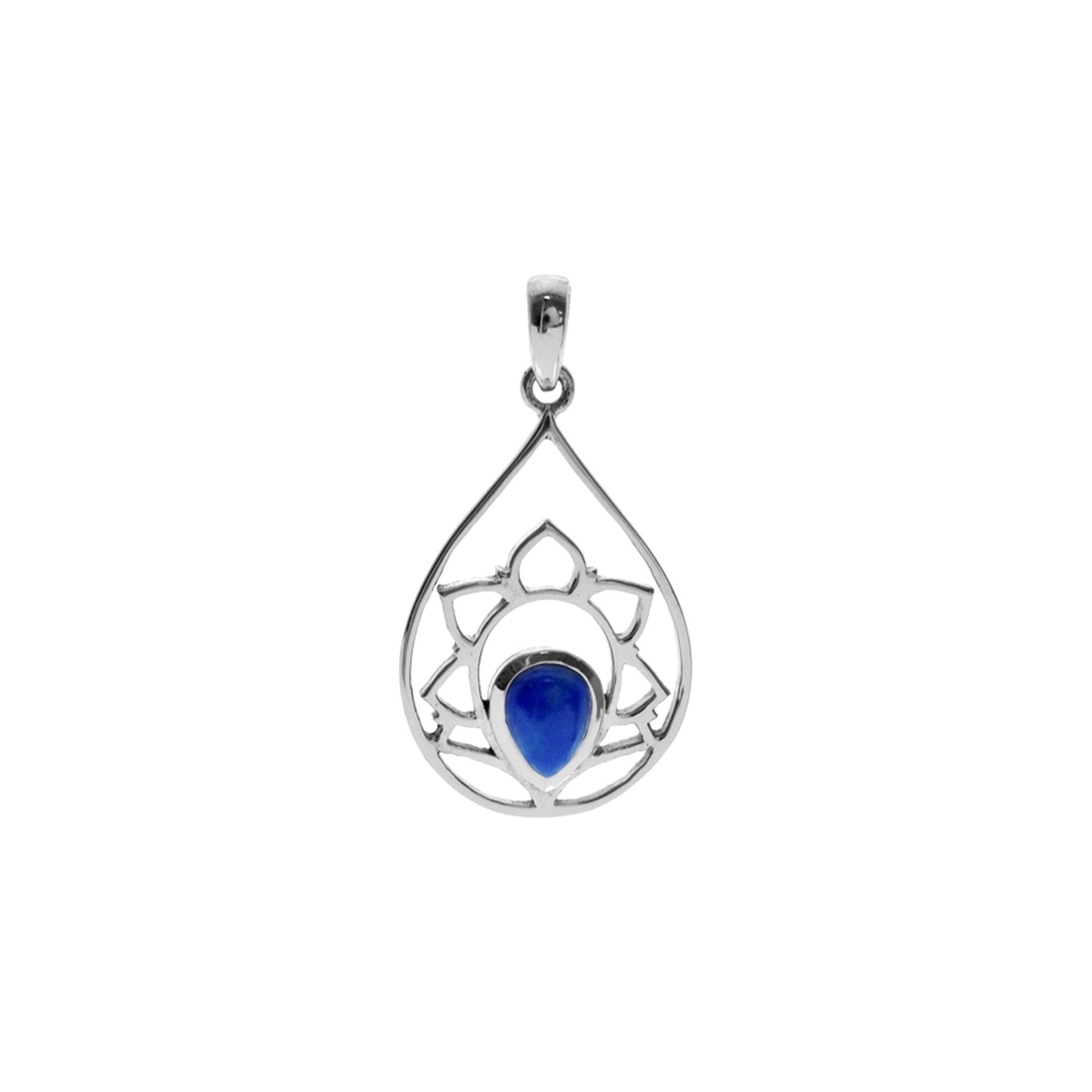 Tilly lapis lazuli mandala pendant