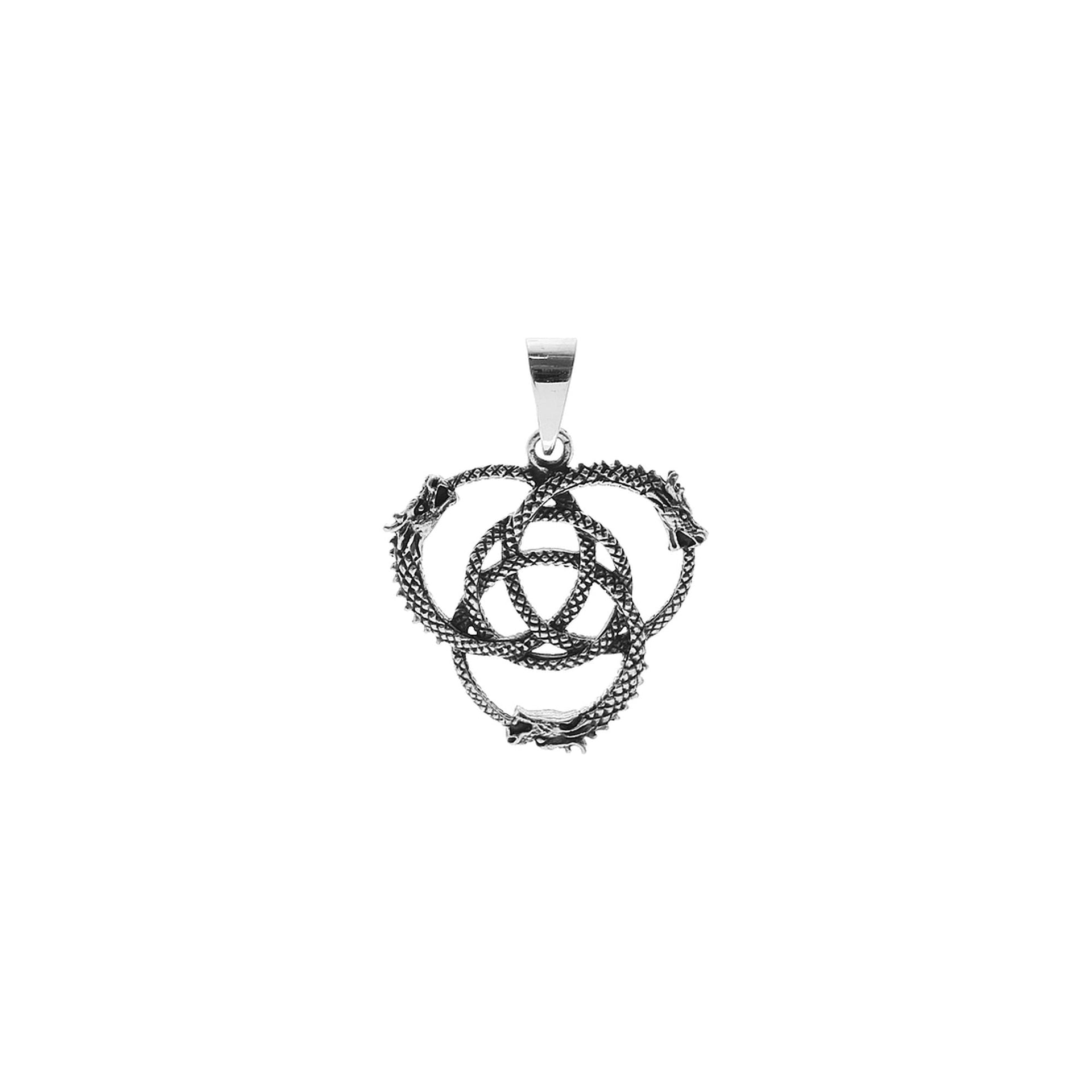Harley Celtic knot dragon pendant