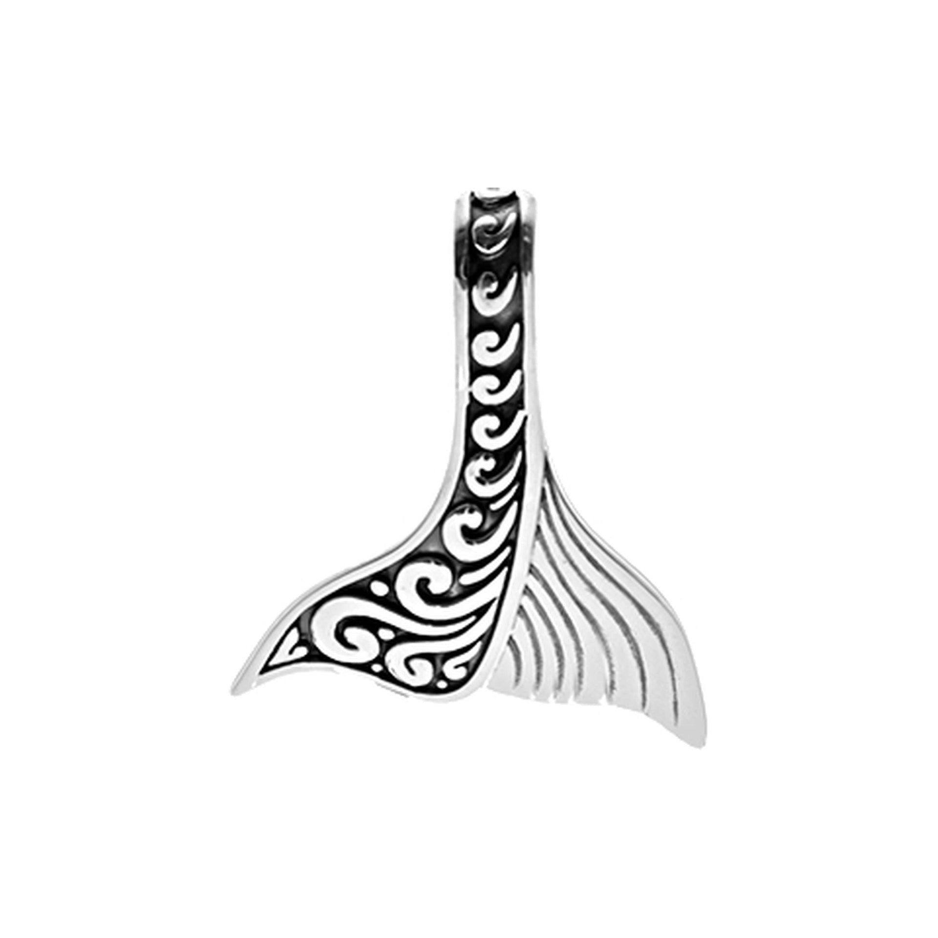 Mila boho whale tail pendant