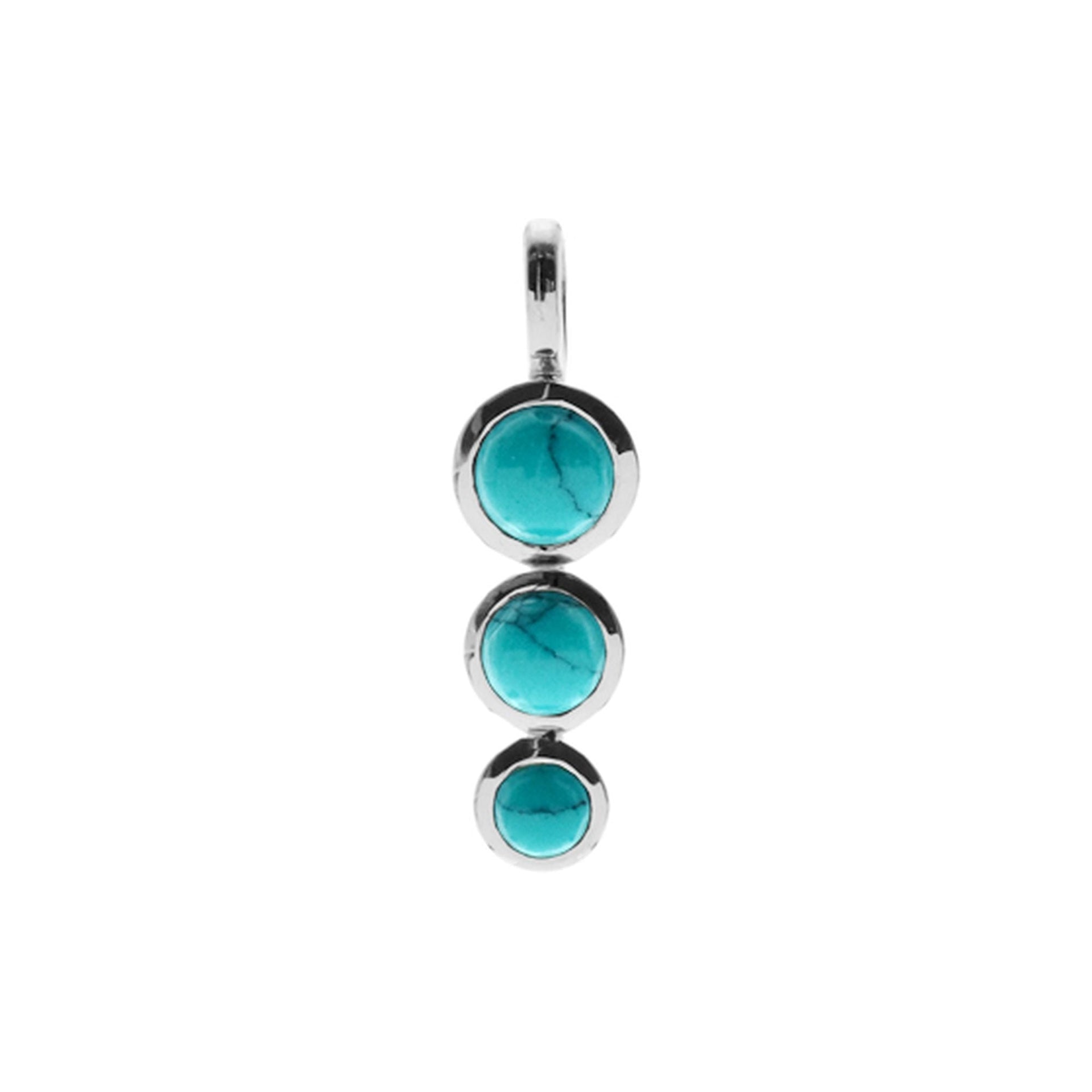 Samira graduated turquoise pendant