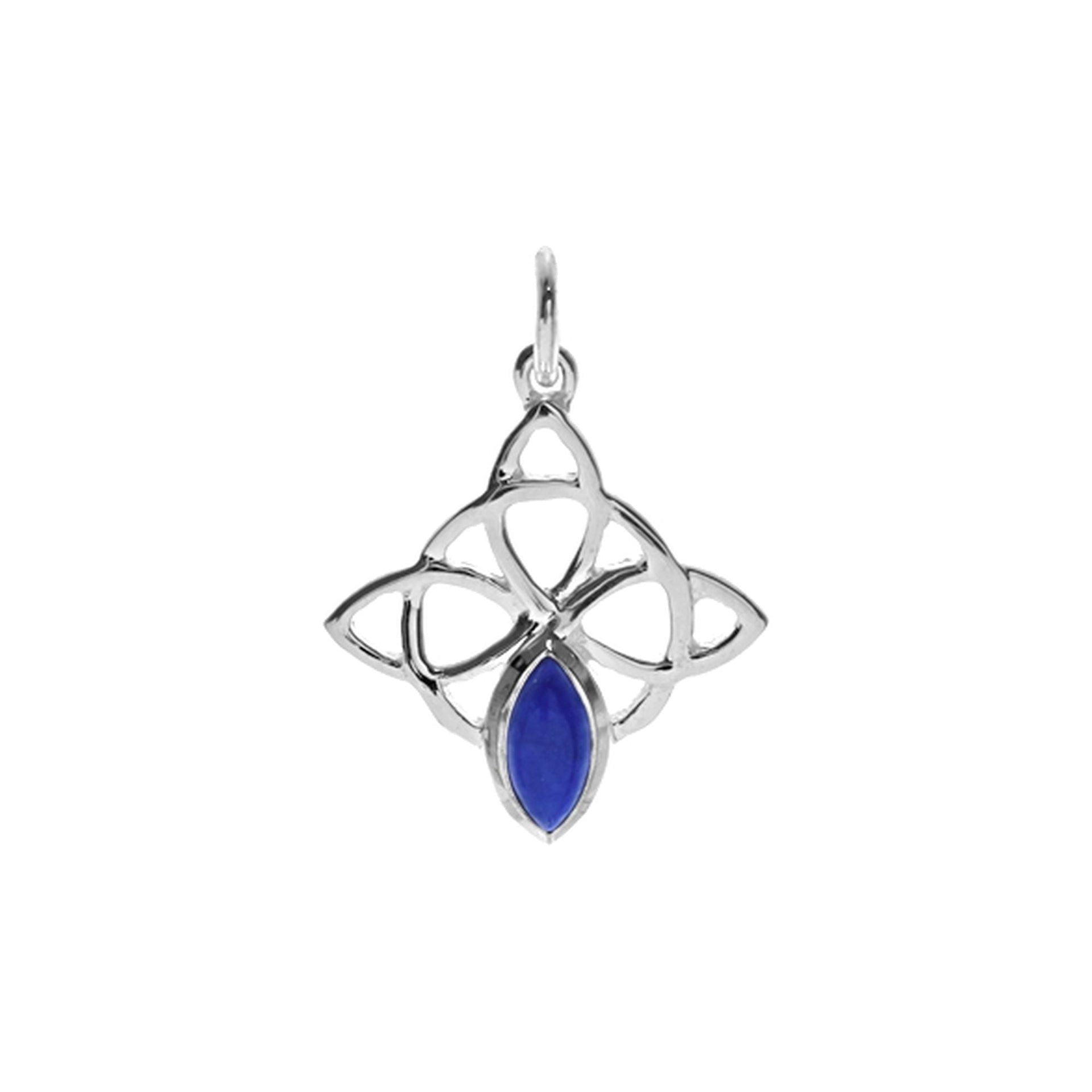 Betsy Celtic marquis lapis lazuli pendant