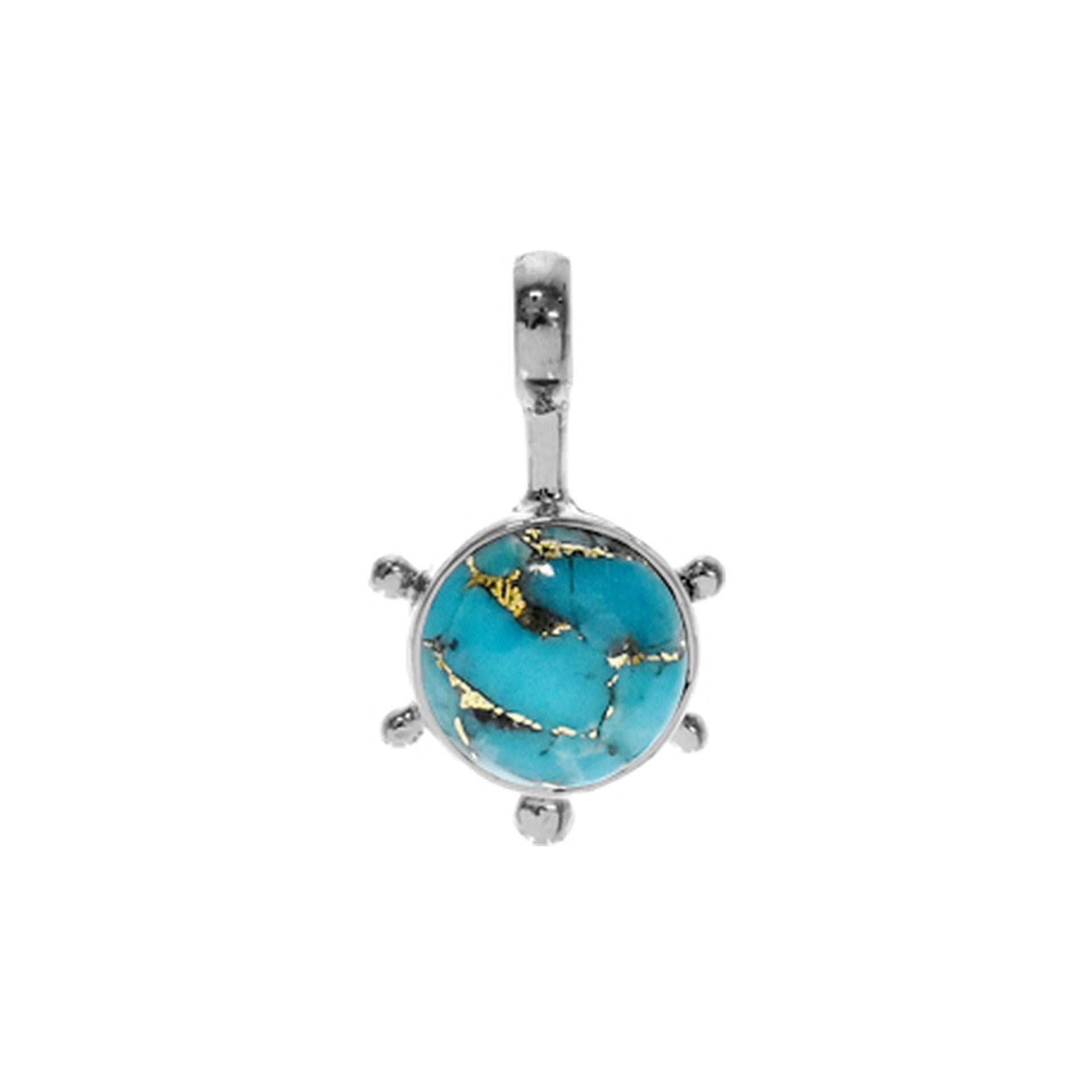 Tilly five point blue mohave turquoise pendant