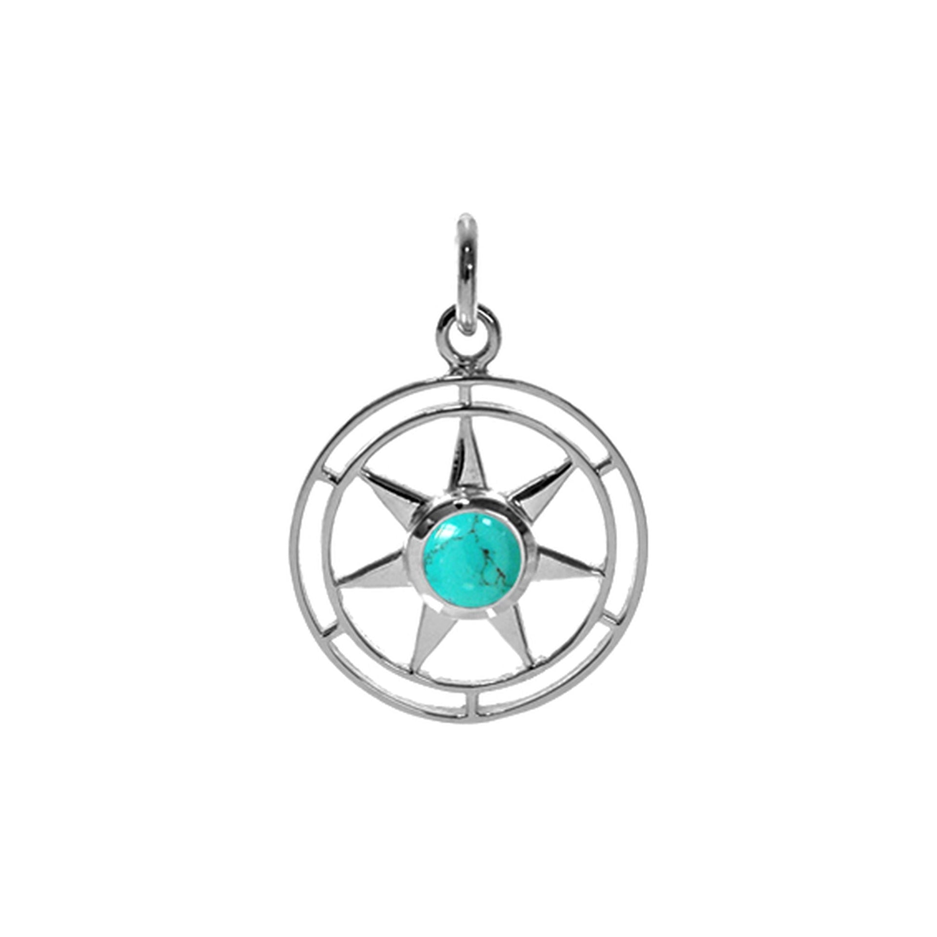 Tilly star turquoise pendant